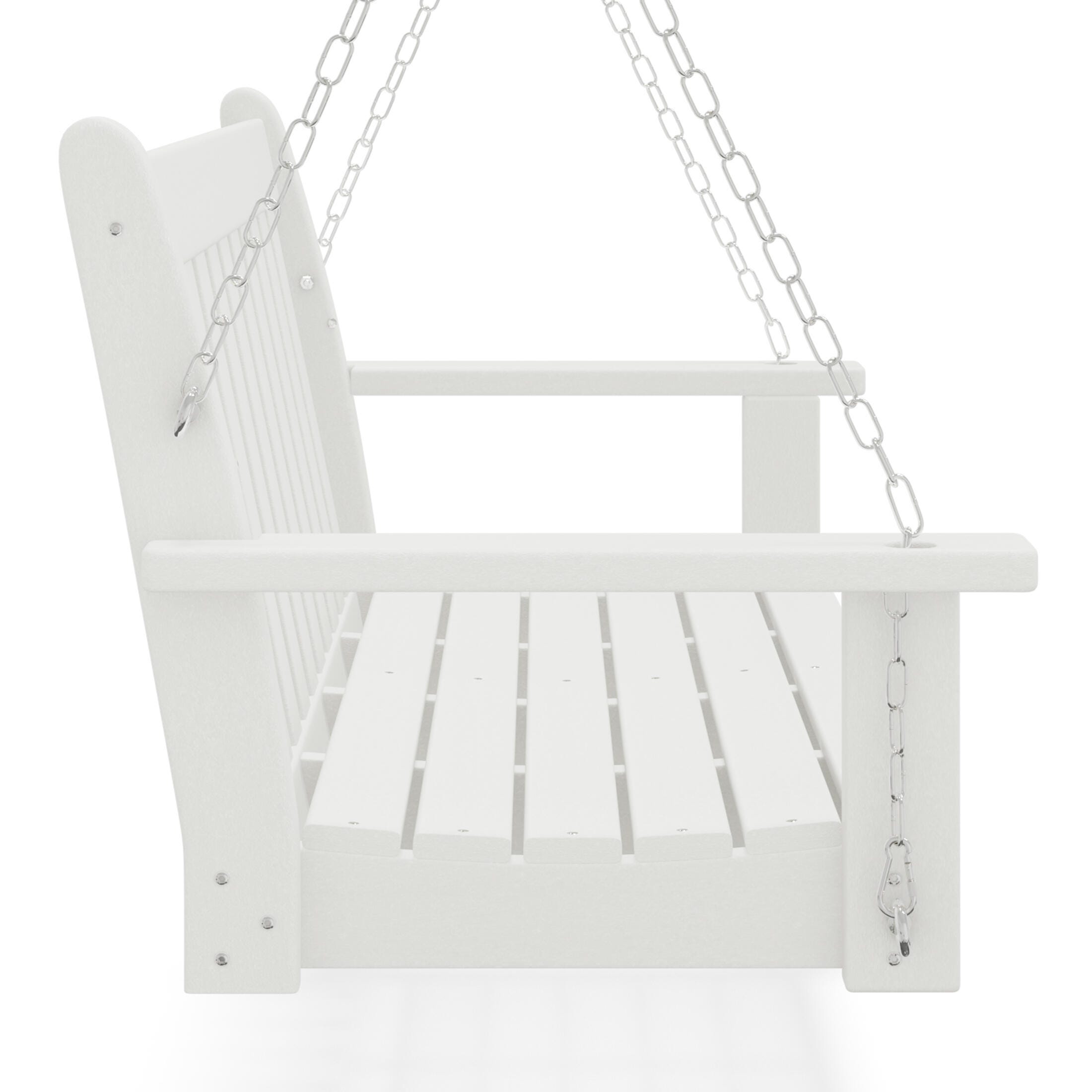 Westin Furniture Laguna Outdoor Swing, White, large