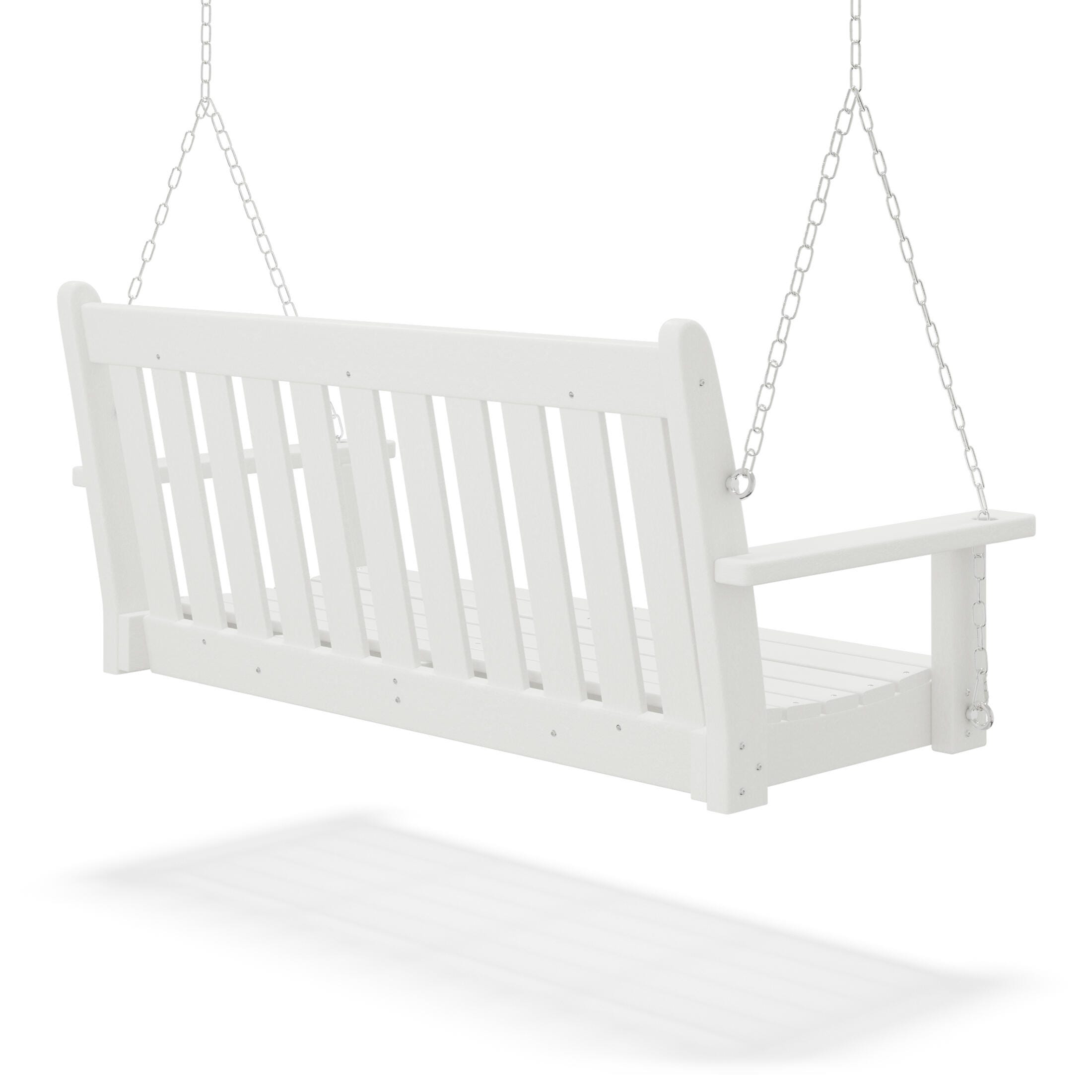 Westin Furniture Laguna Outdoor Swing, White, large