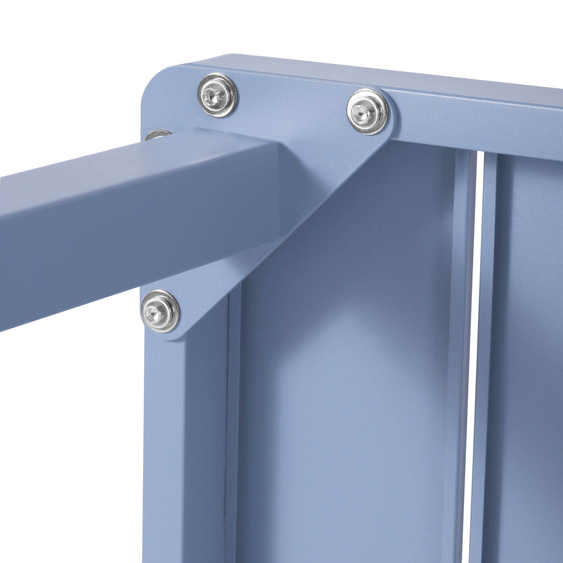Westin Furniture Lucienne Rectangular Outdoor Dining Table, French Blue, large