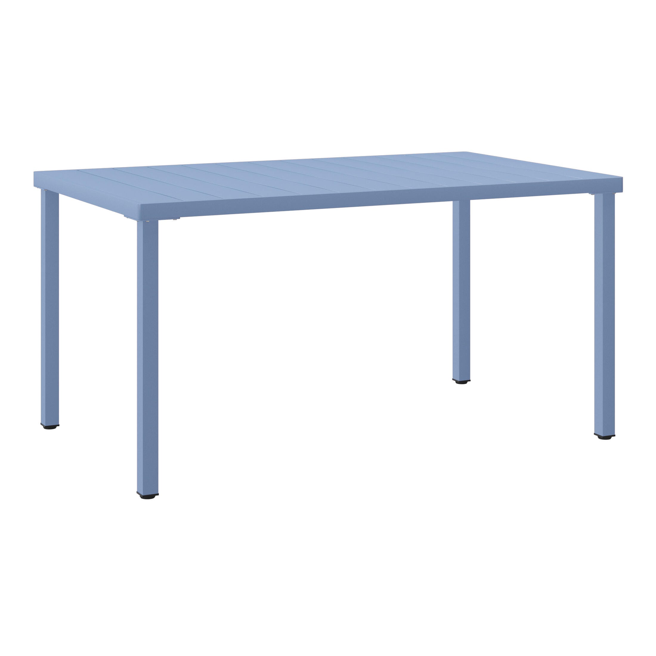 Westin Furniture Lucienne Rectangular Outdoor Dining Table, French Blue, large