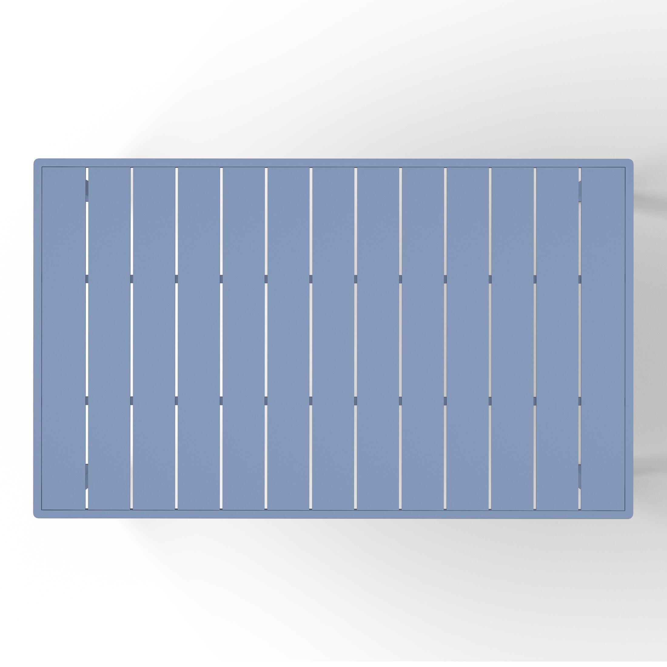 Westin Furniture Lucienne Rectangular Outdoor Dining Table, French Blue, large