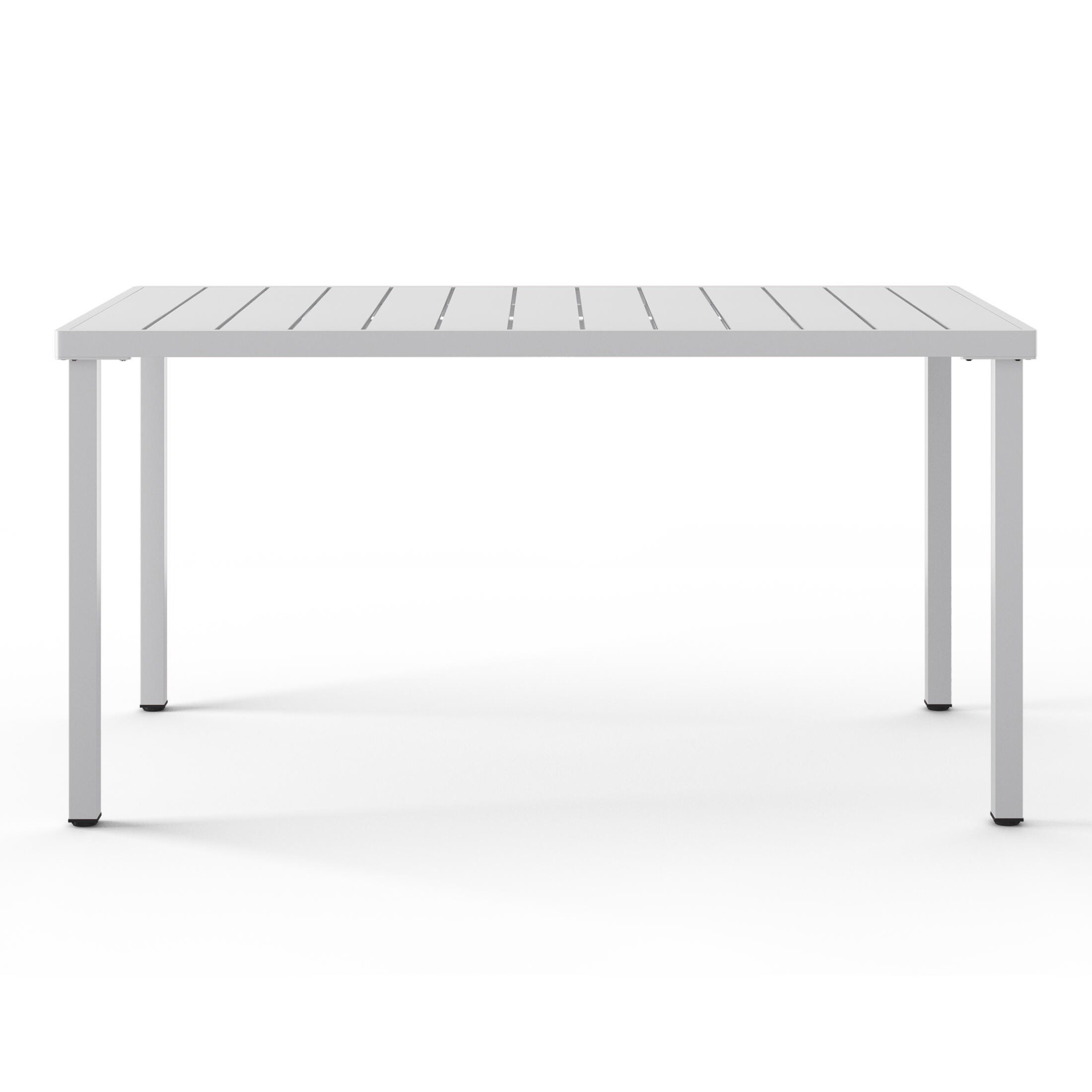 Westin Furniture Lucienne Rectangular Outdoor Dining Table, Gray, large