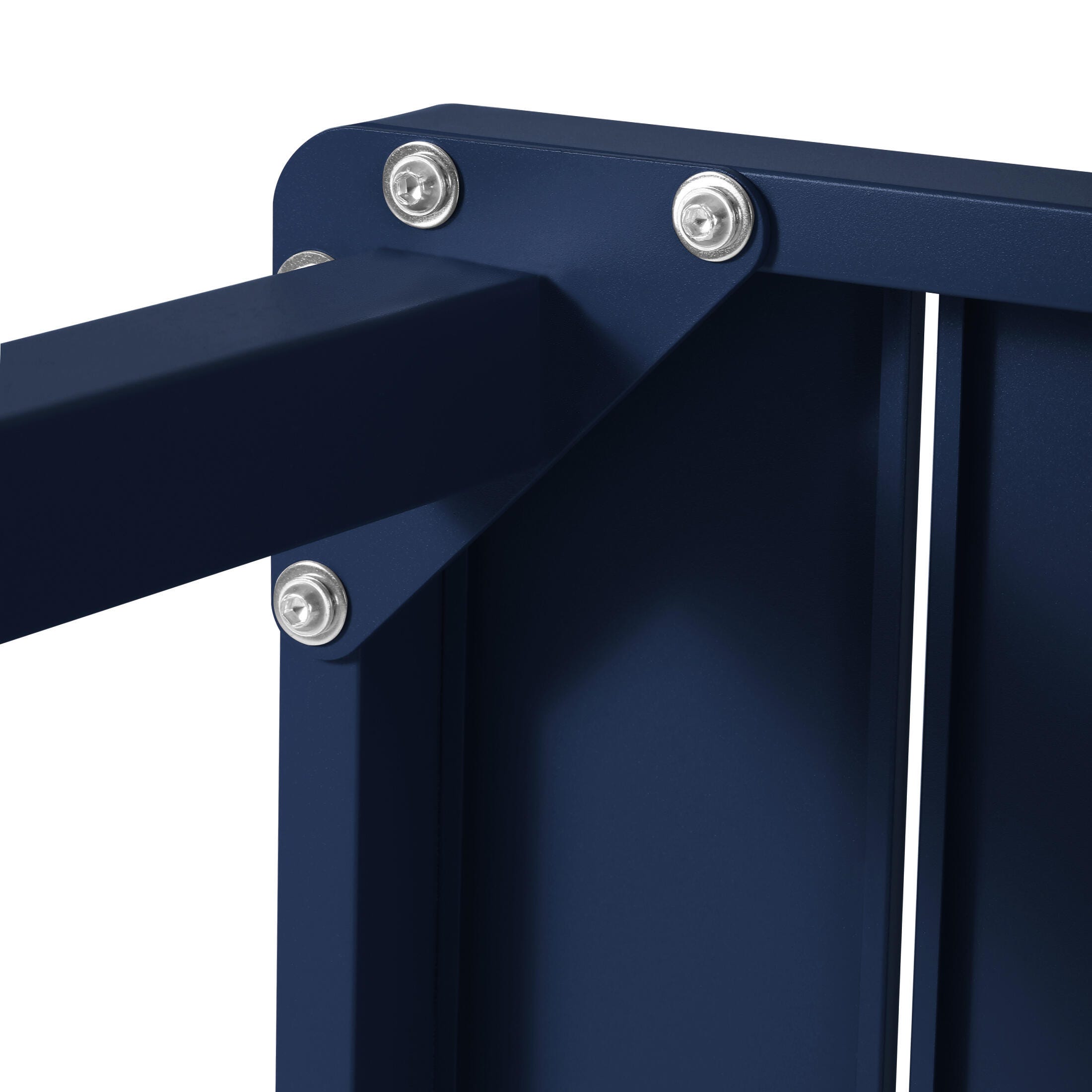 Westin Furniture Lucienne Rectangular Outdoor Dining Table, Navy Blue, large