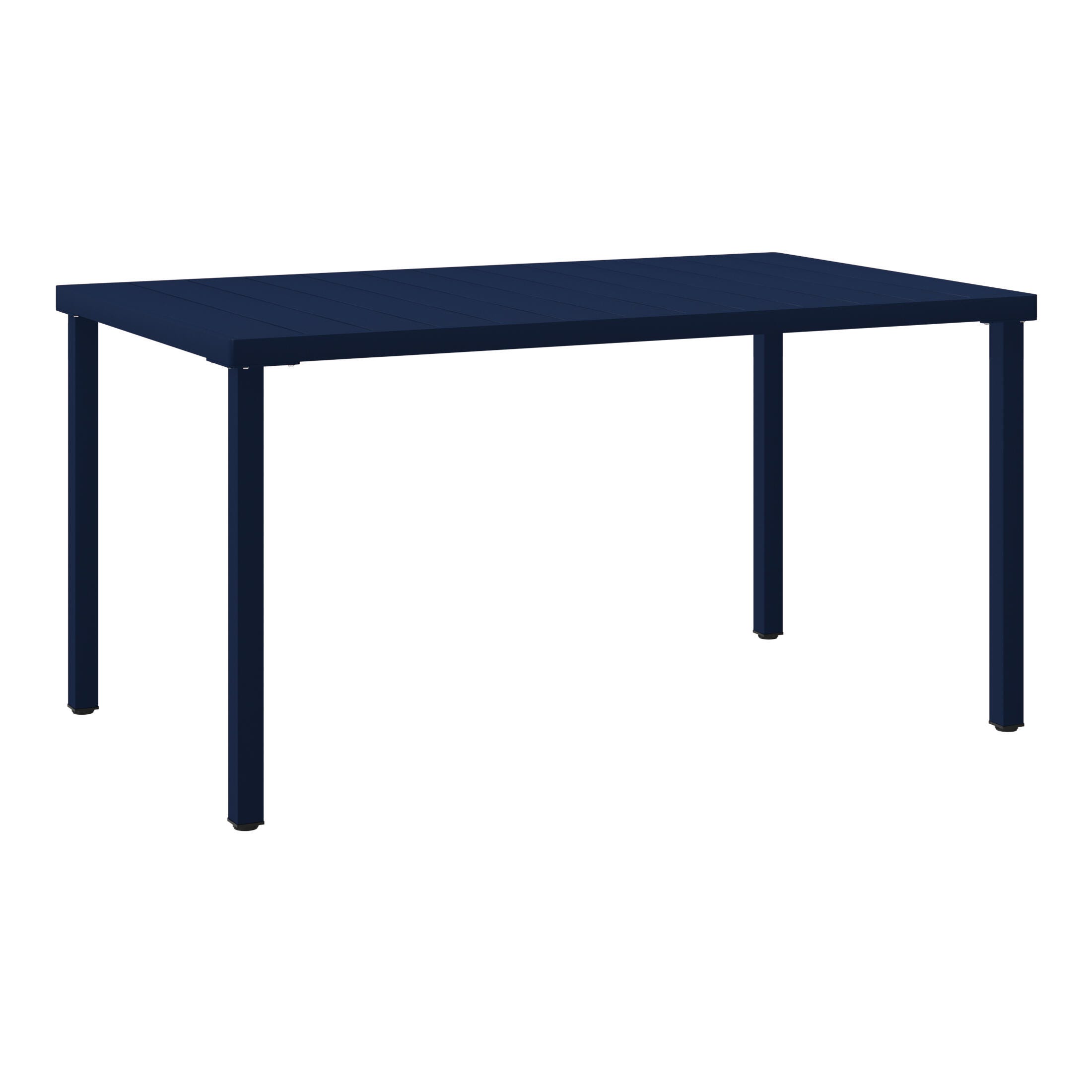 Westin Furniture Lucienne Rectangular Outdoor Dining Table, Navy Blue, large