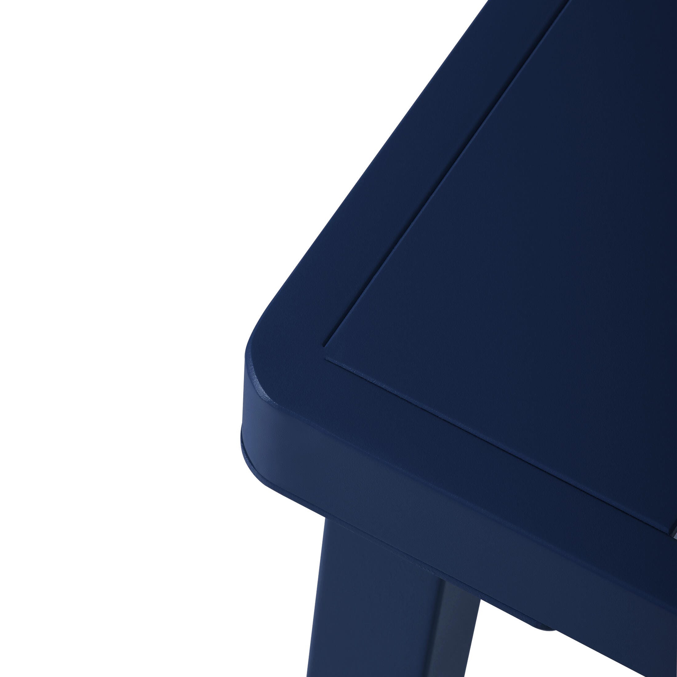 Westin Furniture Lucienne Rectangular Outdoor Dining Table, Navy Blue, large