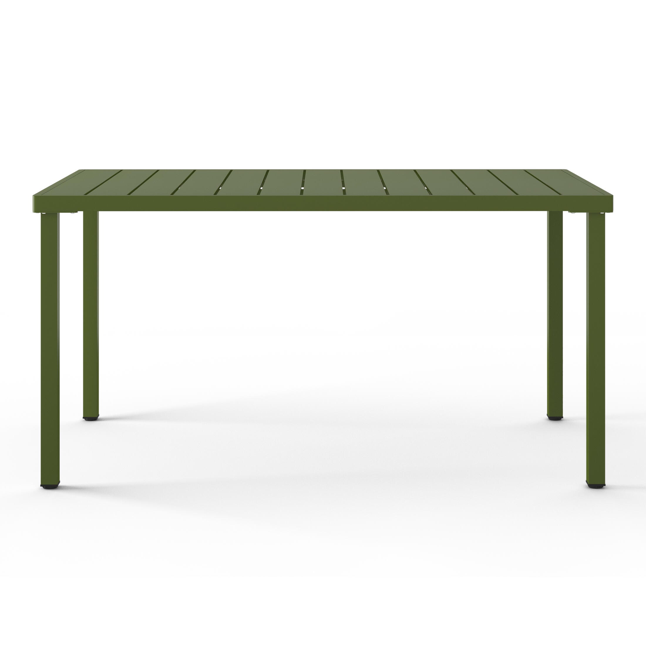 Westin Furniture Lucienne Rectangular Outdoor Dining Table, Olive Green, large