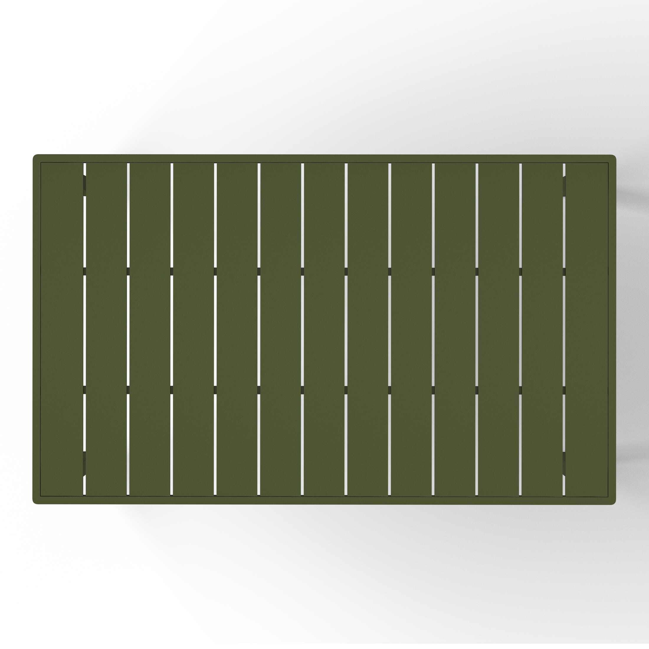 Westin Furniture Lucienne Rectangular Outdoor Dining Table, Olive Green, large