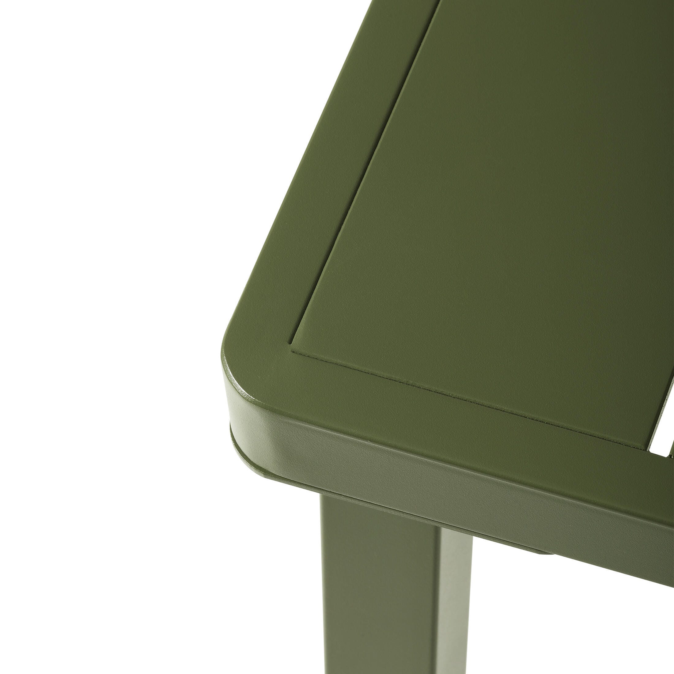 Westin Furniture Lucienne Rectangular Outdoor Dining Table, Olive Green, large