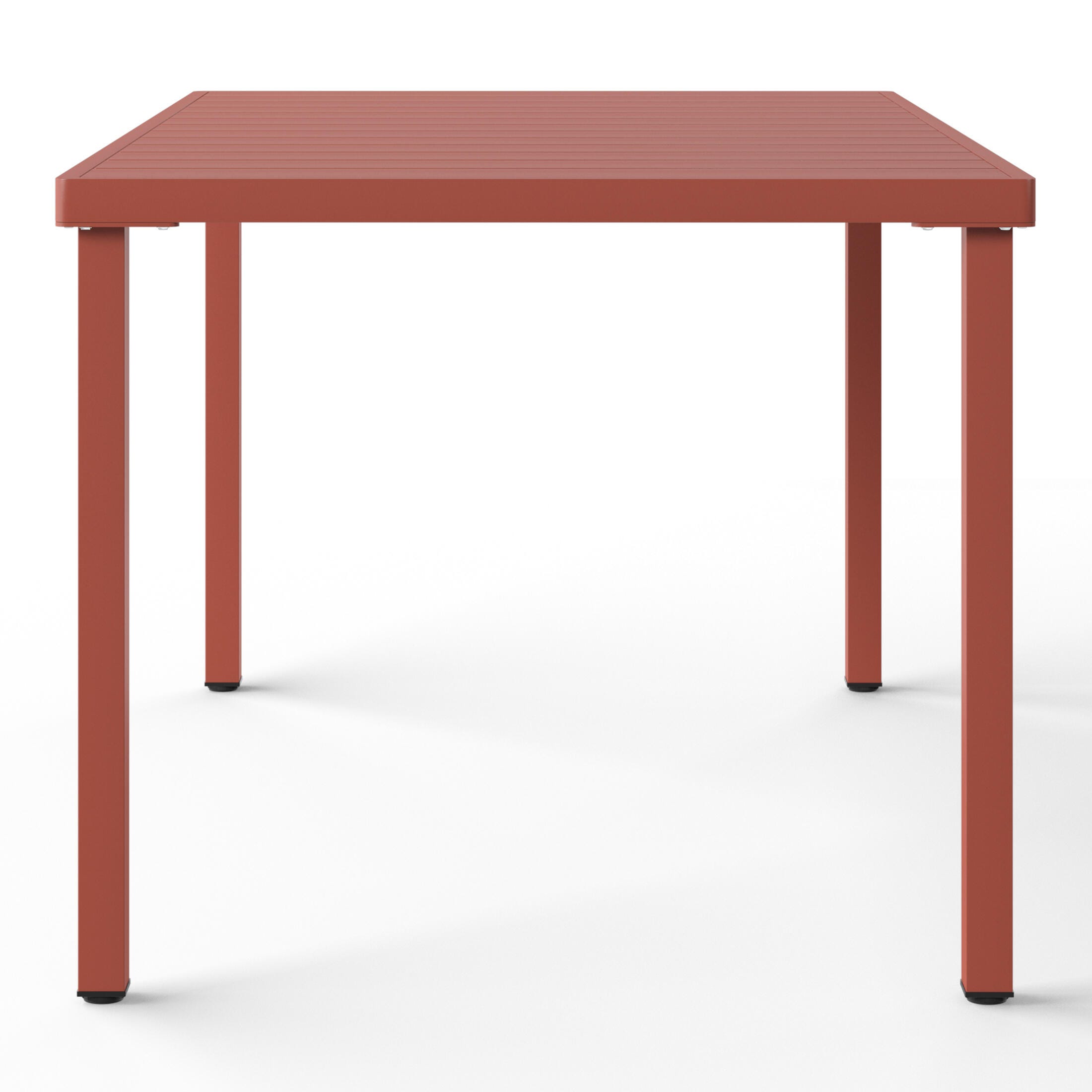 Westin Furniture Lucienne Rectangular Outdoor Dining Table, Red, large