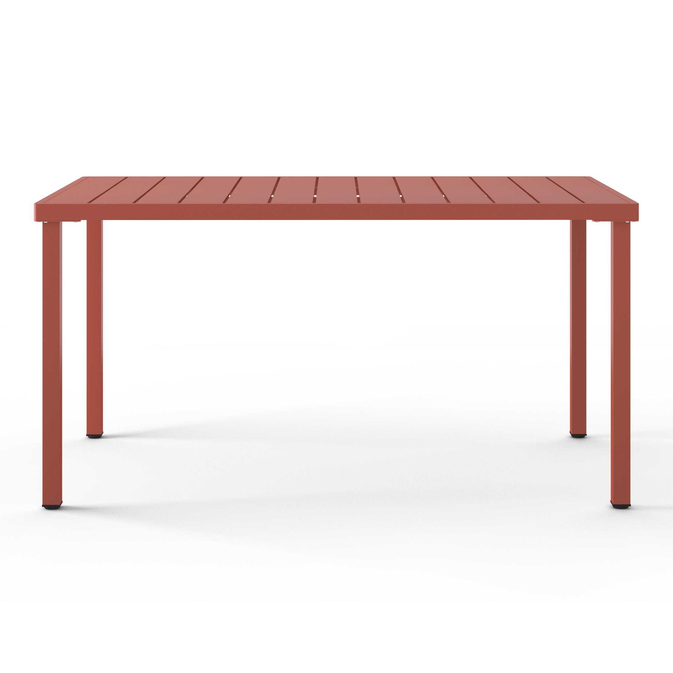 Westin Furniture Lucienne Rectangular Outdoor Dining Table, Red, large