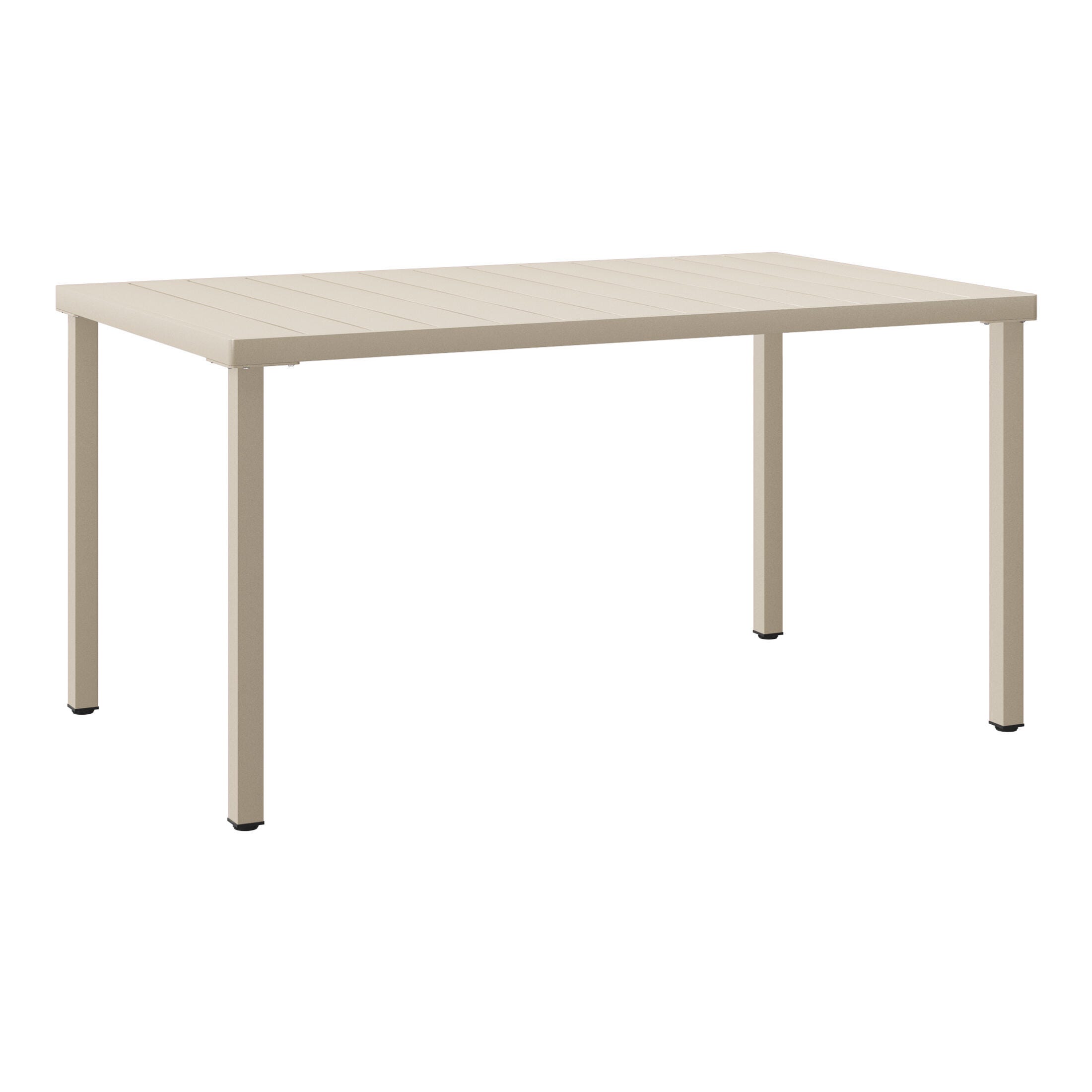 Westin Furniture Lucienne Rectangular Outdoor Dining Table, Sand, large