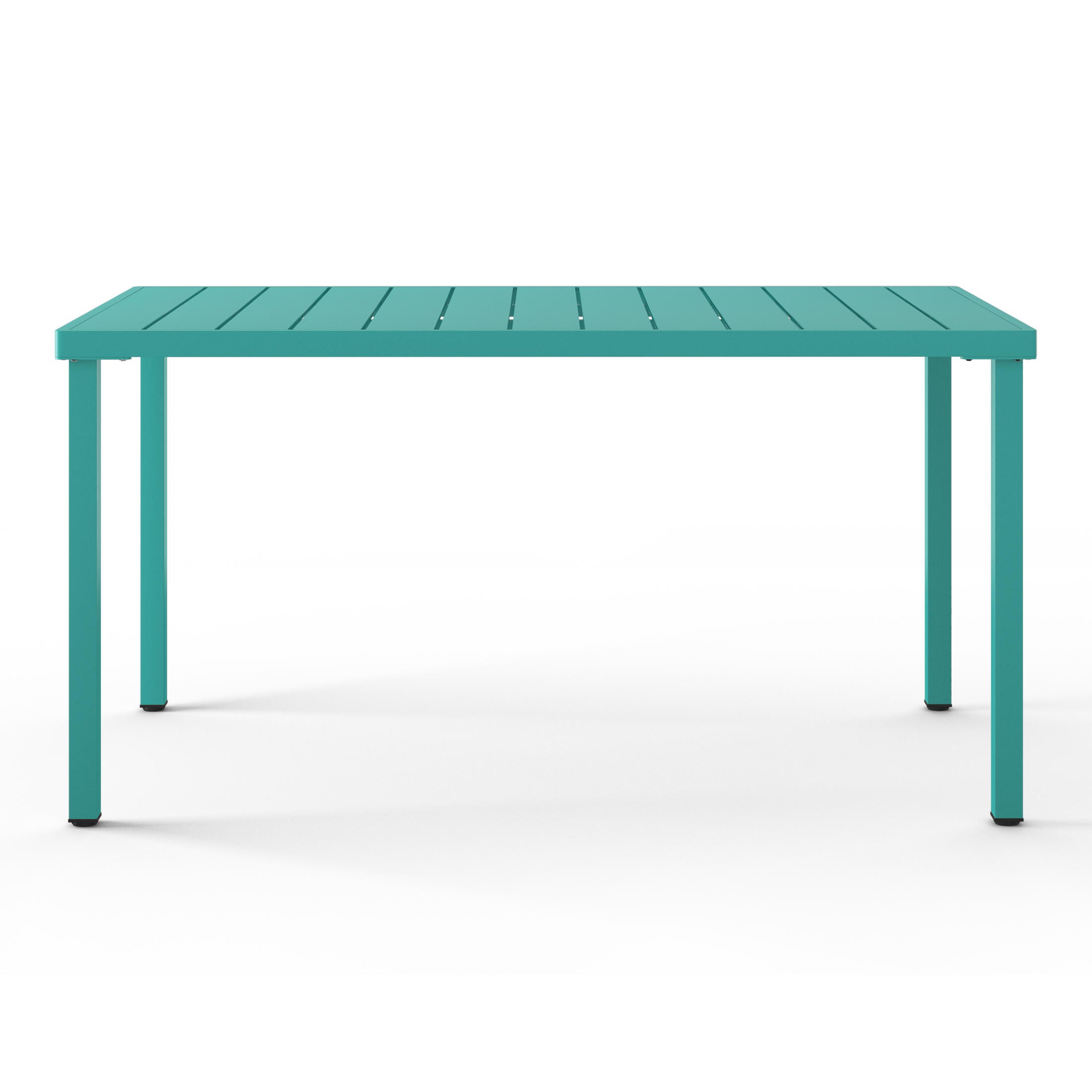 Westin Furniture Lucienne Rectangular Outdoor Dining Table, Turquoise, large