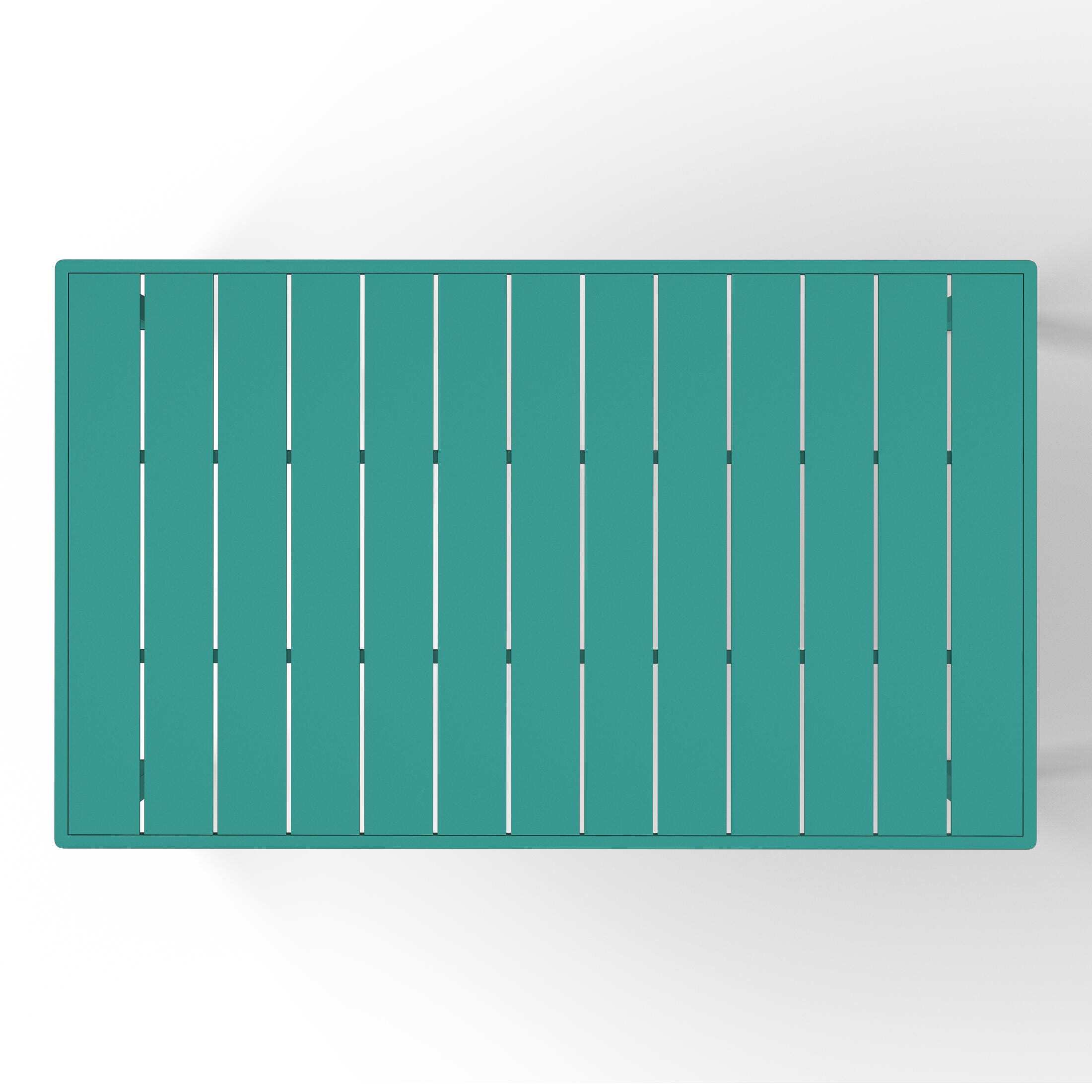 Westin Furniture Lucienne Rectangular Outdoor Dining Table, Turquoise, large
