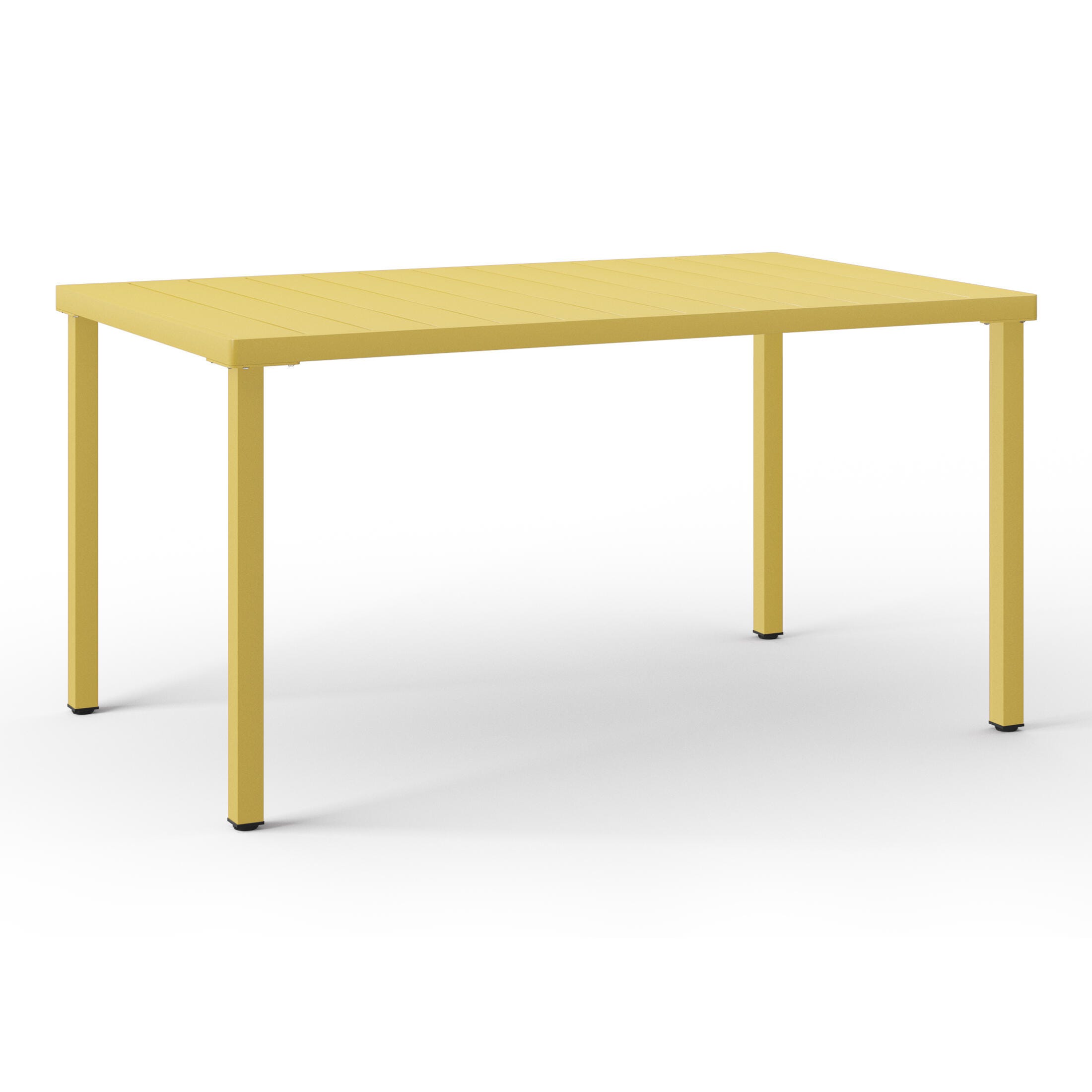 Westin Furniture Lucienne Rectangular Outdoor Dining Table, Yellow, large