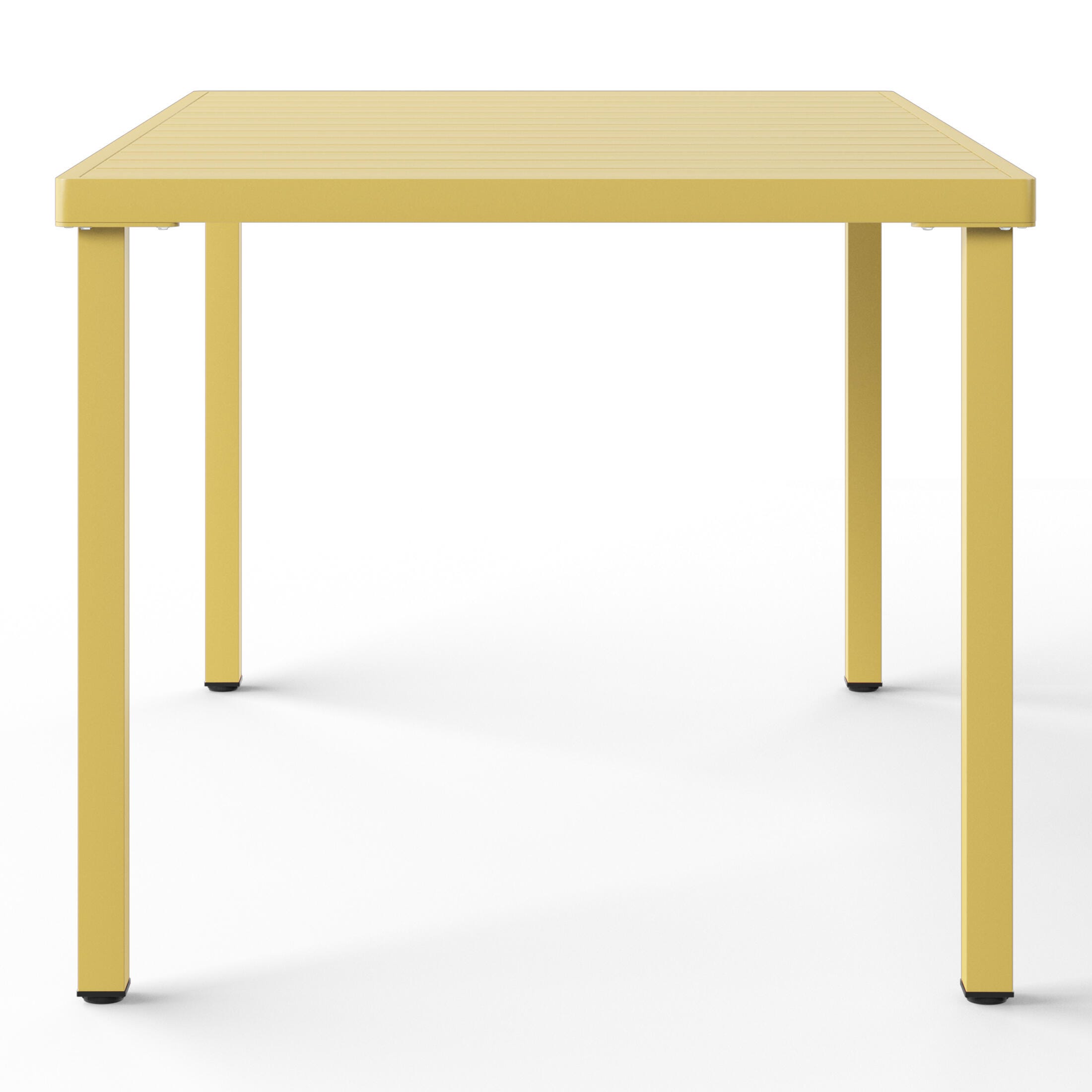Westin Furniture Lucienne Rectangular Outdoor Dining Table, Yellow, large