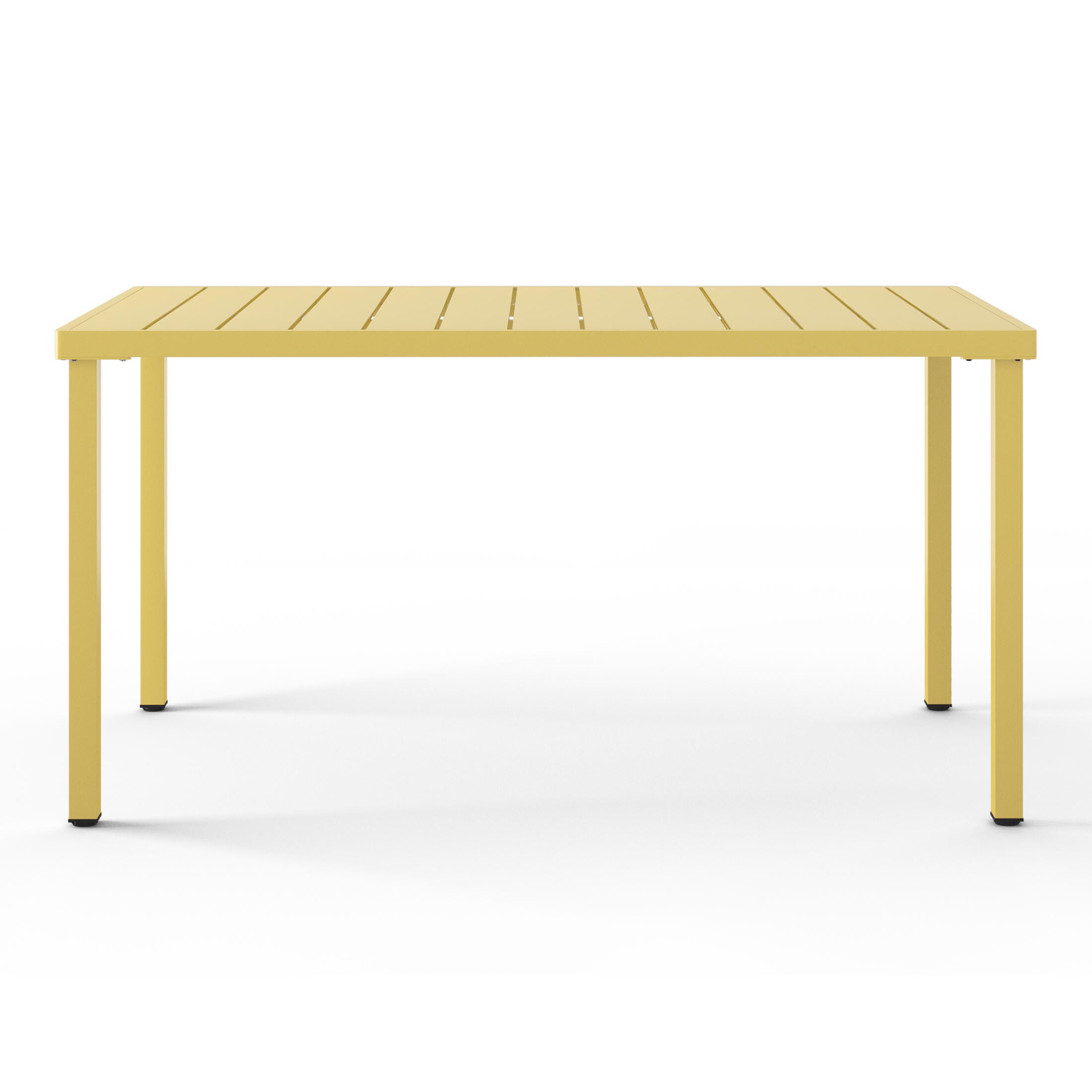Westin Furniture Lucienne Rectangular Outdoor Dining Table, Yellow, large