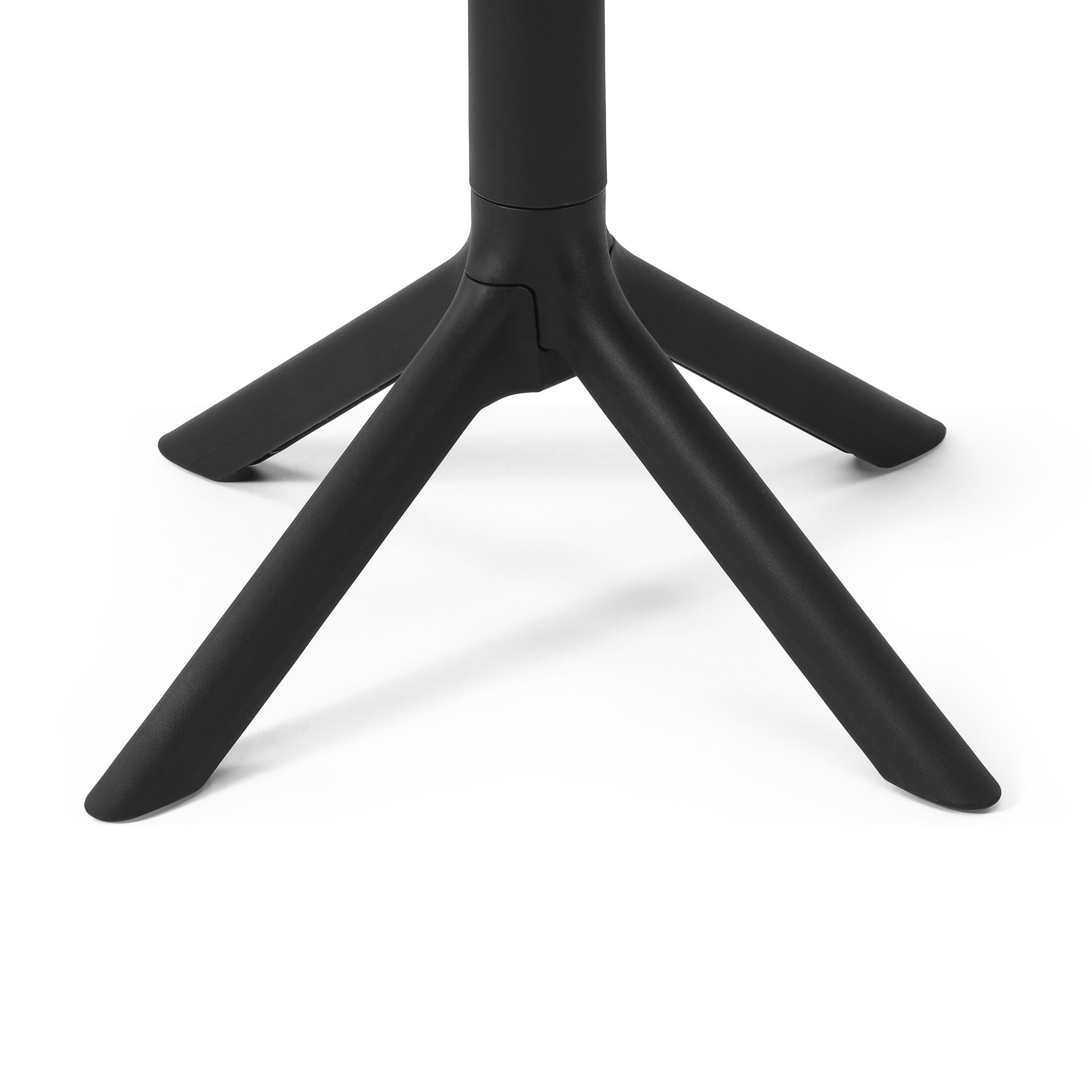 Westin Furniture Isla Round Outdoor Dining Table, Black, large