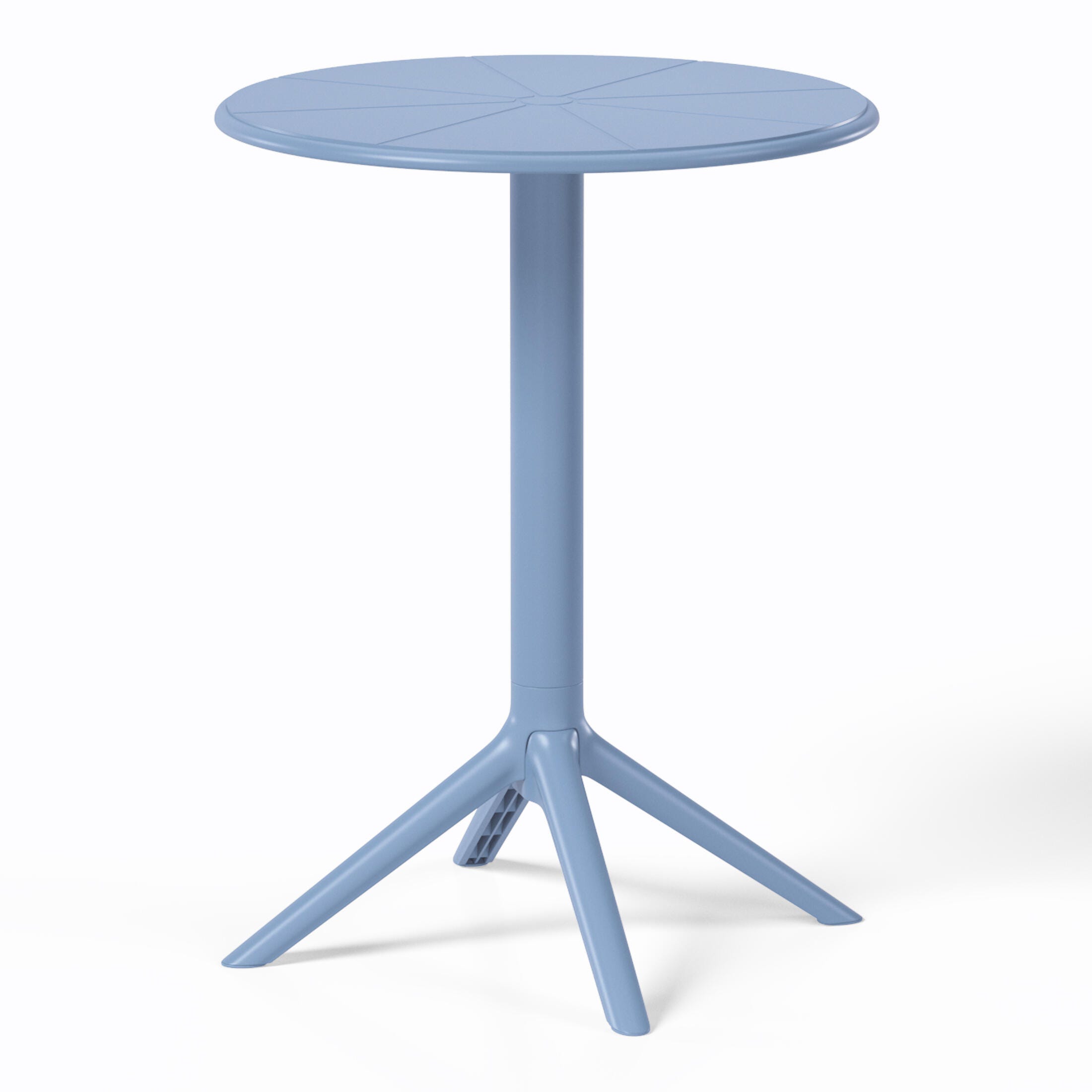 Westin Furniture Isla Round Outdoor Dining Table, French Blue, large
