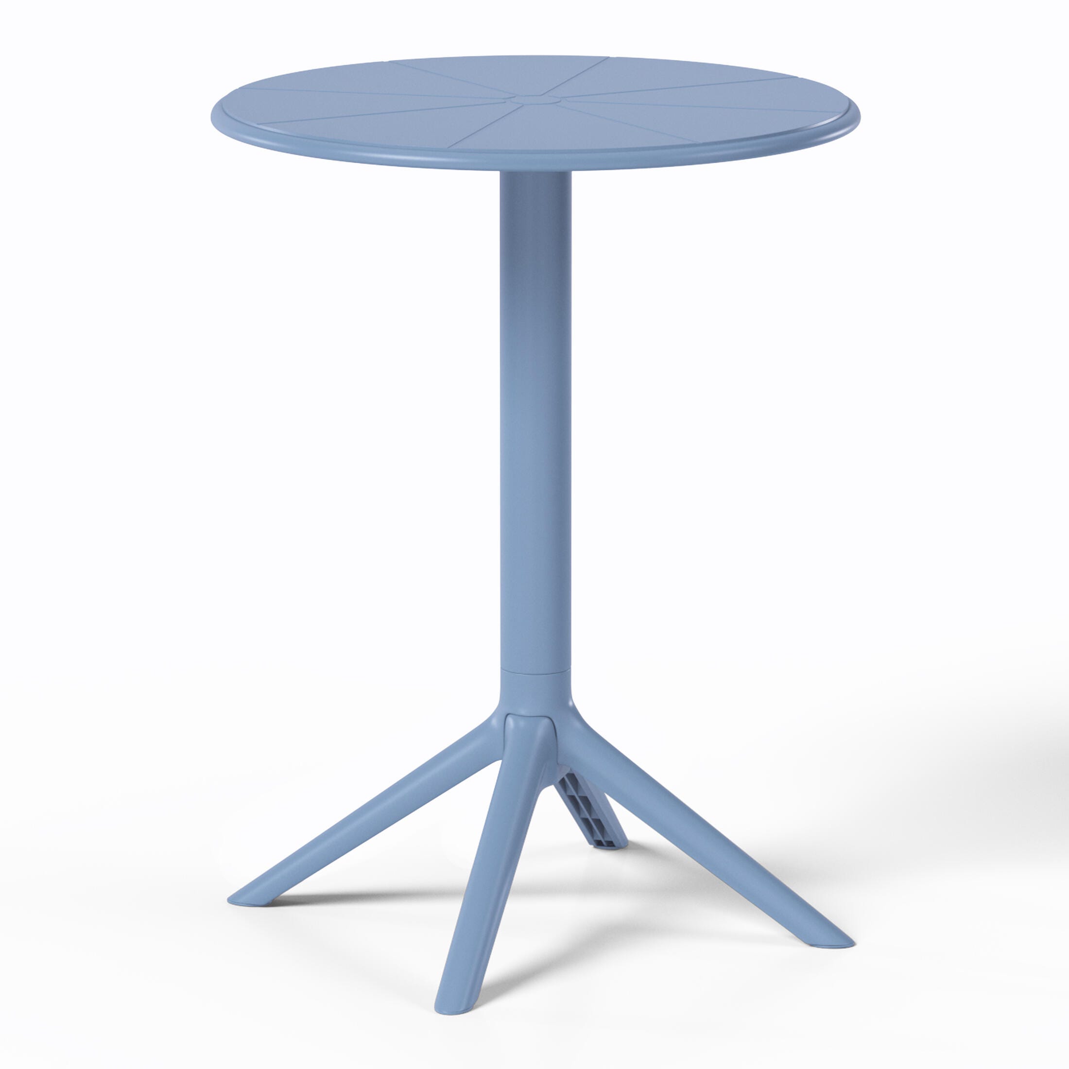 Westin Furniture Isla Round Outdoor Dining Table, French Blue, large