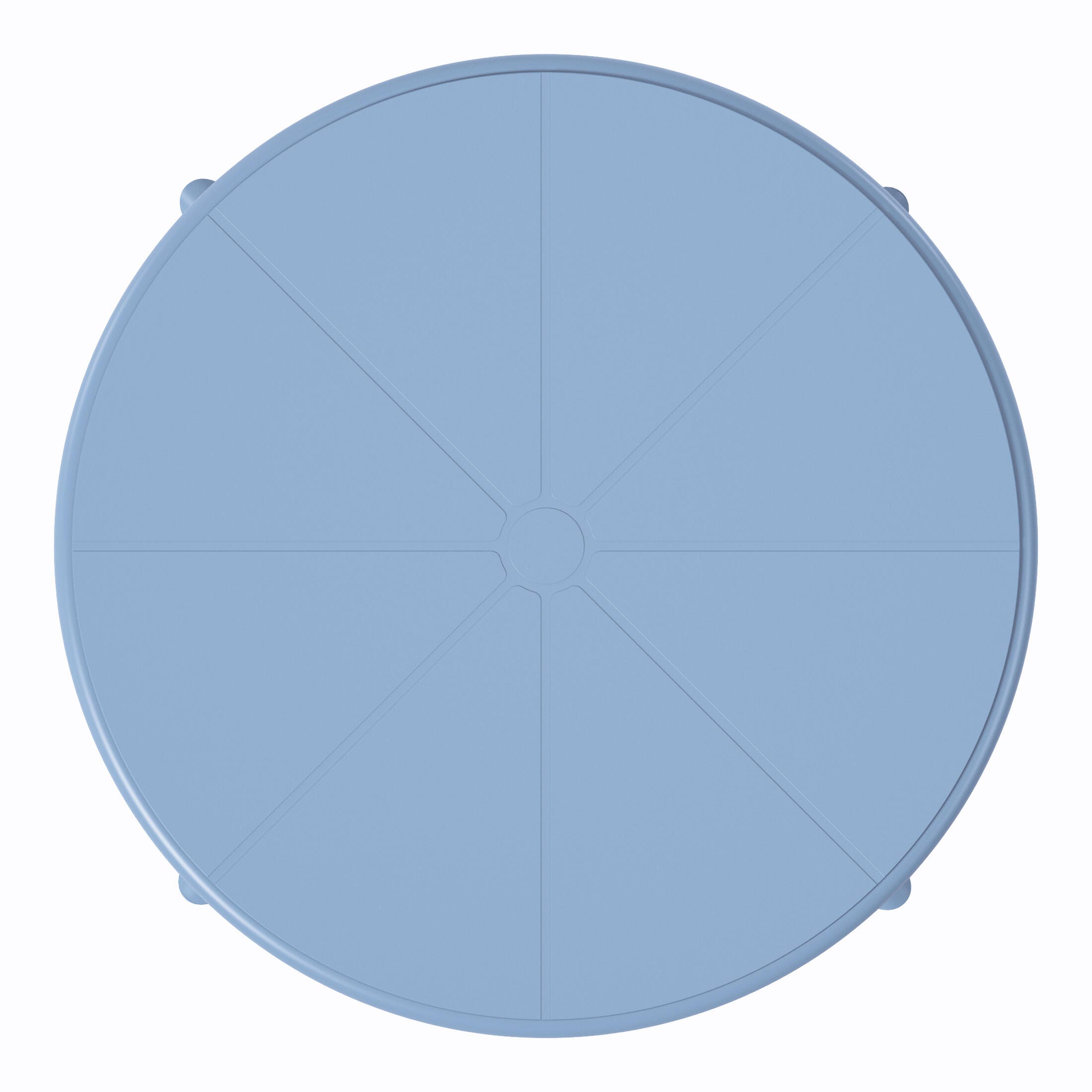 Westin Furniture Isla Round Outdoor Dining Table, French Blue, large