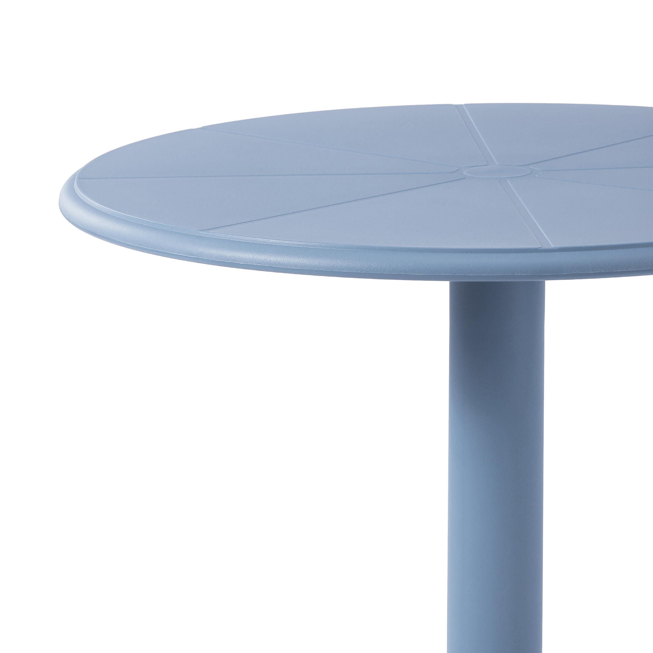 Westin Furniture Isla Round Outdoor Dining Table, French Blue, large
