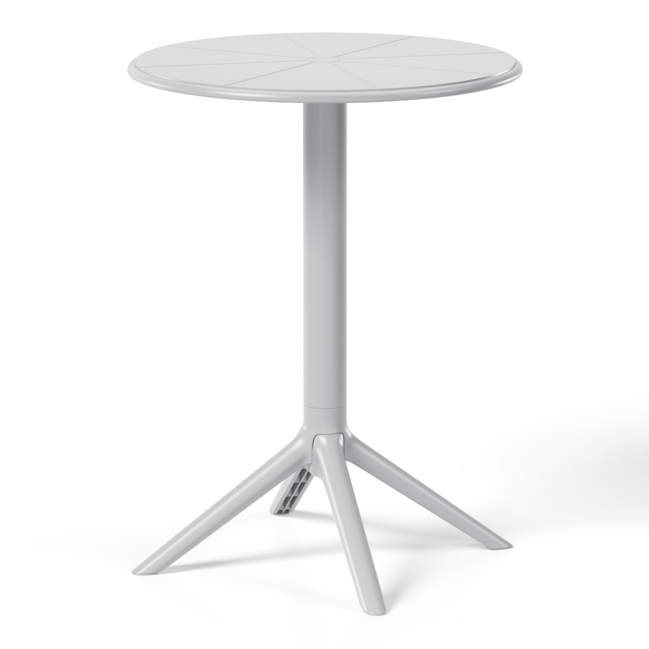 Westin Furniture Isla Round Outdoor Dining Table, Gray, large