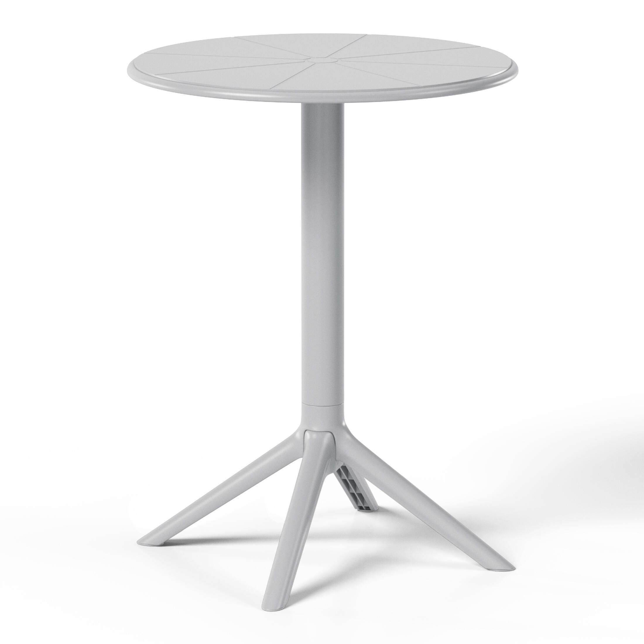 Westin Furniture Isla Round Outdoor Dining Table, Gray, large