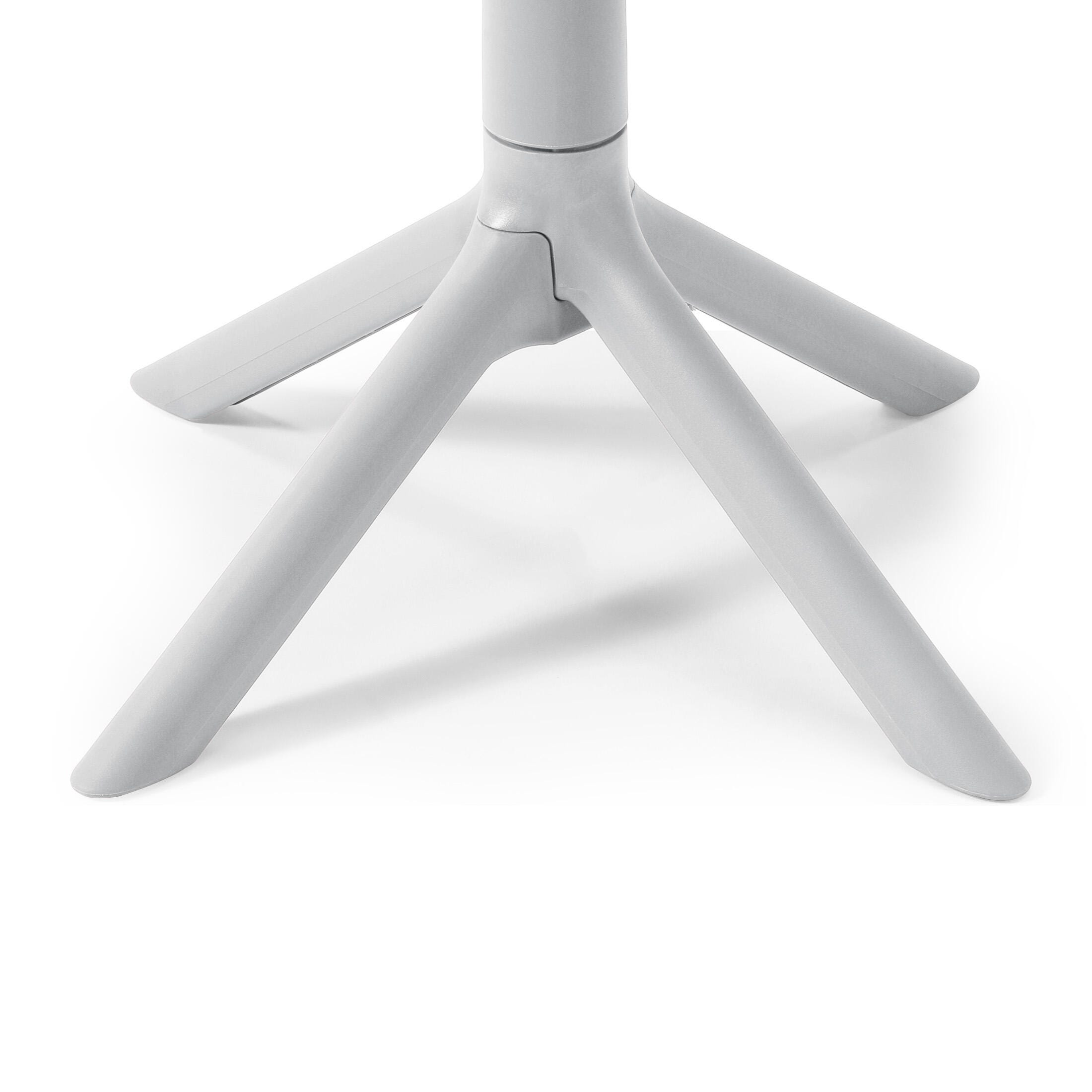 Westin Furniture Isla Round Outdoor Dining Table, Gray, large