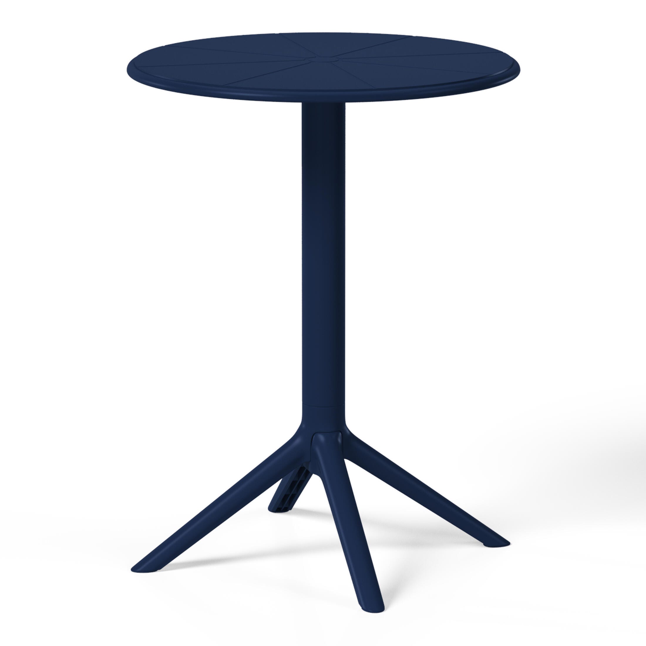 Westin Furniture Isla Round Outdoor Dining Table, Navy Blue, large