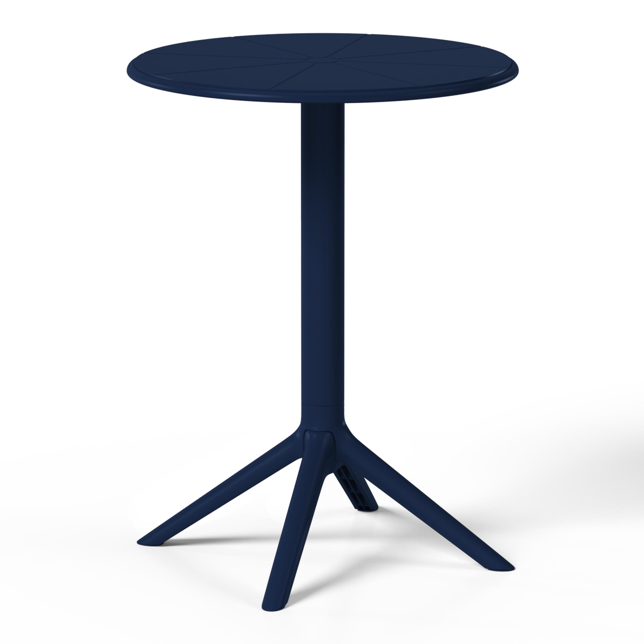 Westin Furniture Isla Round Outdoor Dining Table, Navy Blue, large