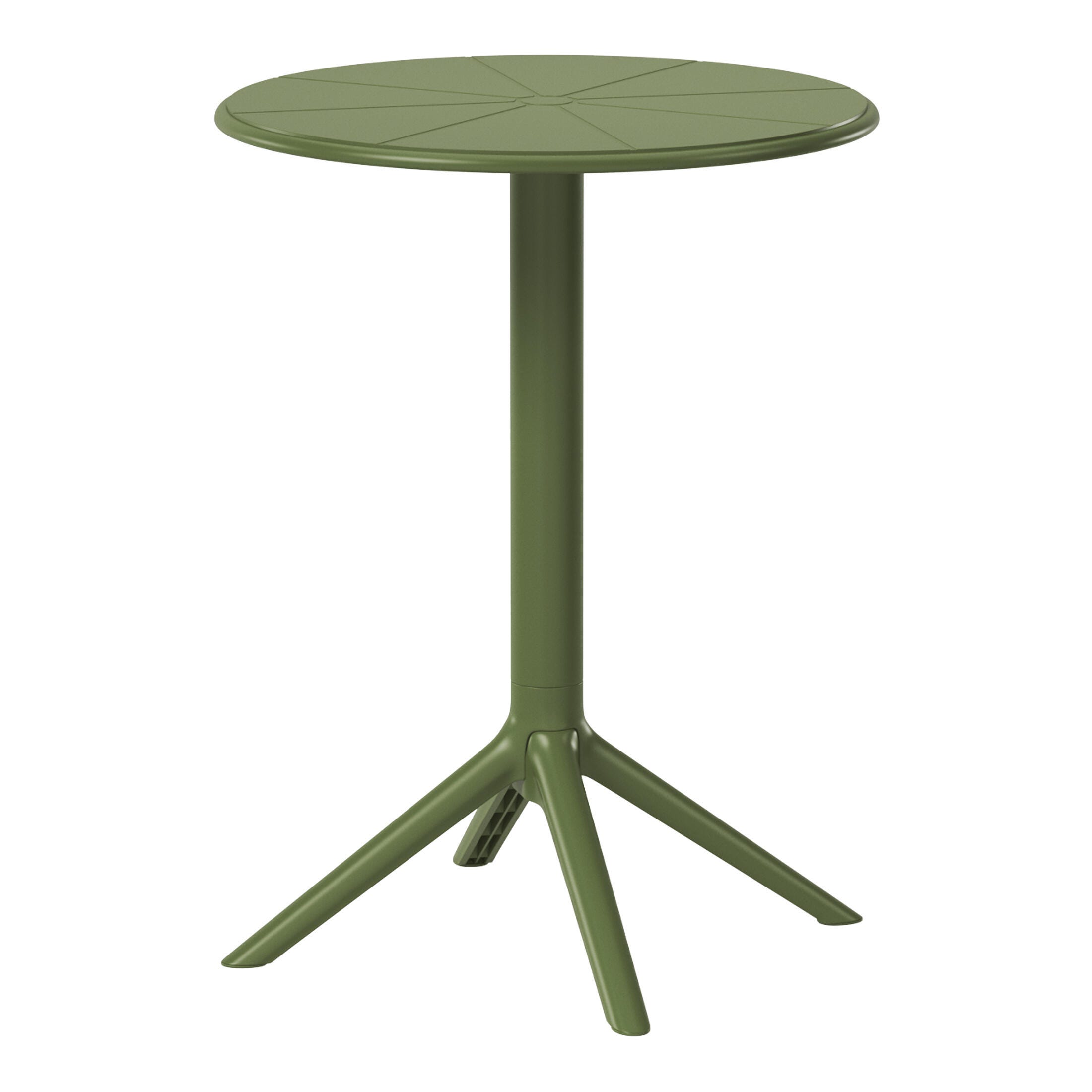 Westin Furniture Isla Round Outdoor Dining Table, Olive Green, large