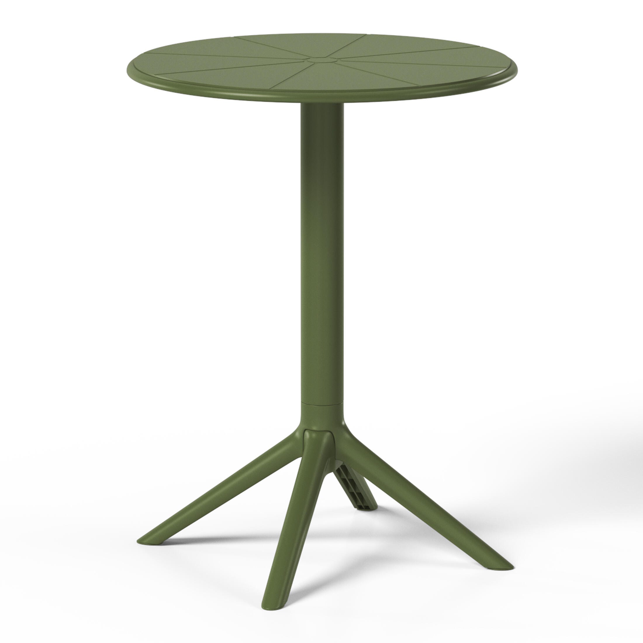 Westin Furniture Isla Round Outdoor Dining Table, Olive Green, large