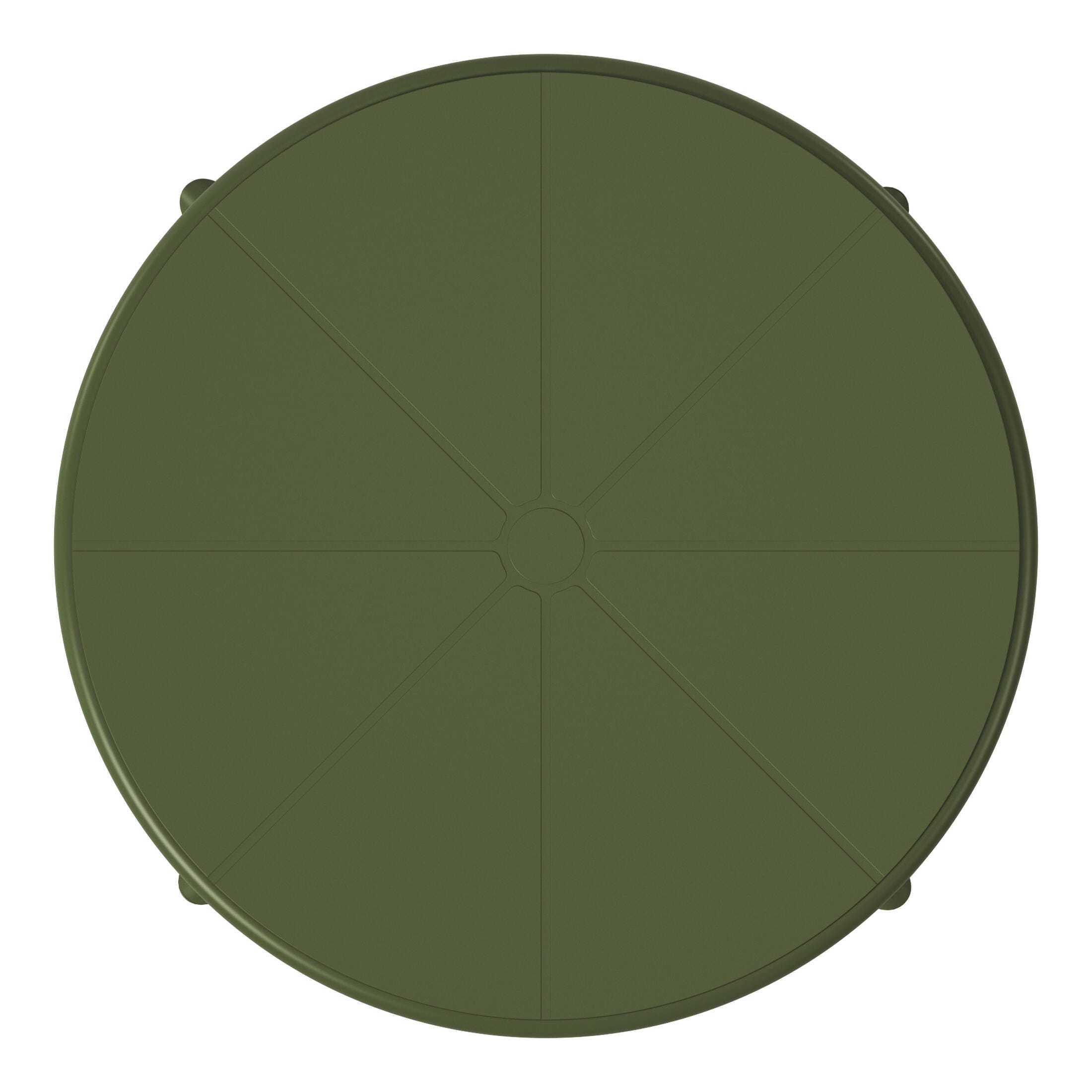 Westin Furniture Isla Round Outdoor Dining Table, Olive Green, large