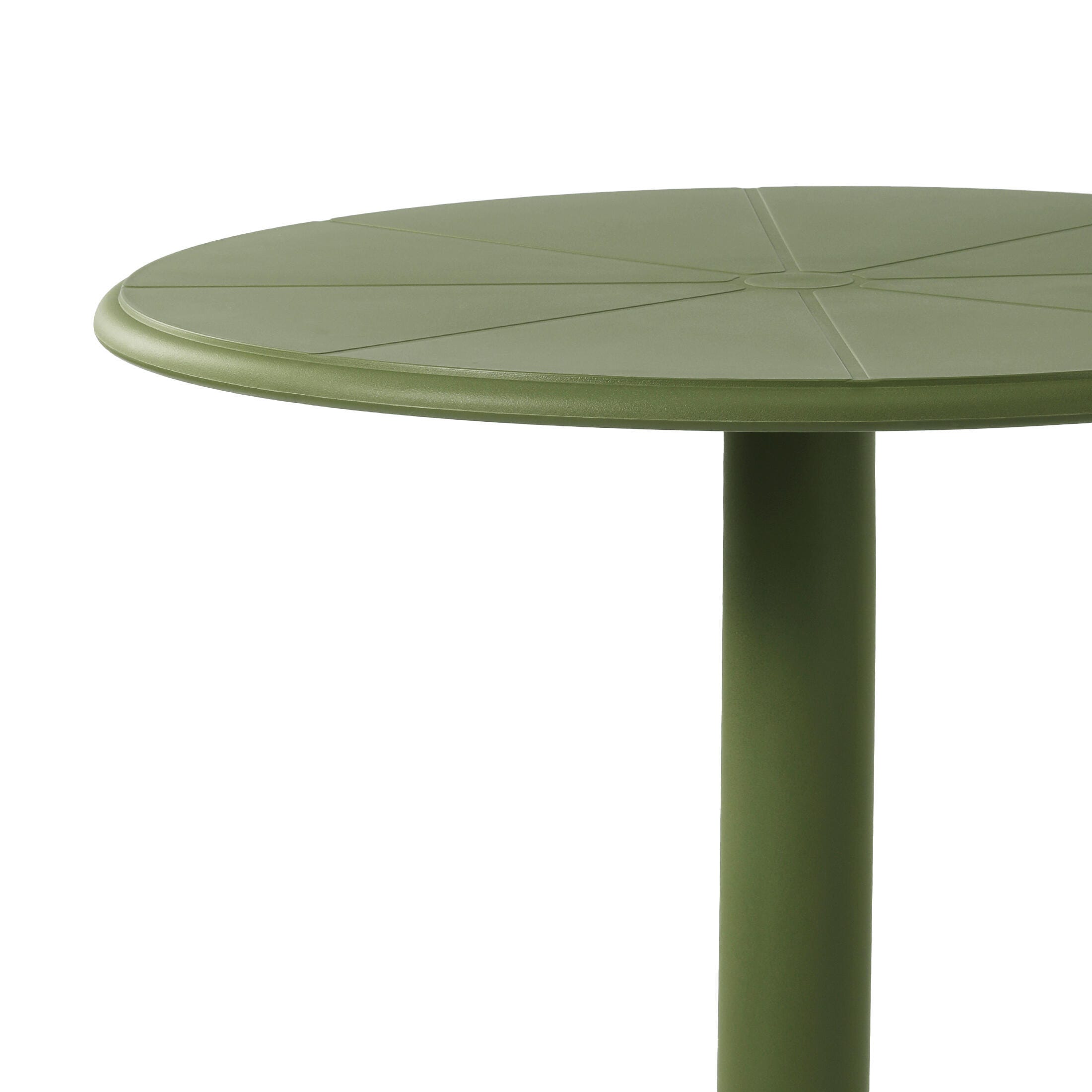Westin Furniture Isla Round Outdoor Dining Table, Olive Green, large
