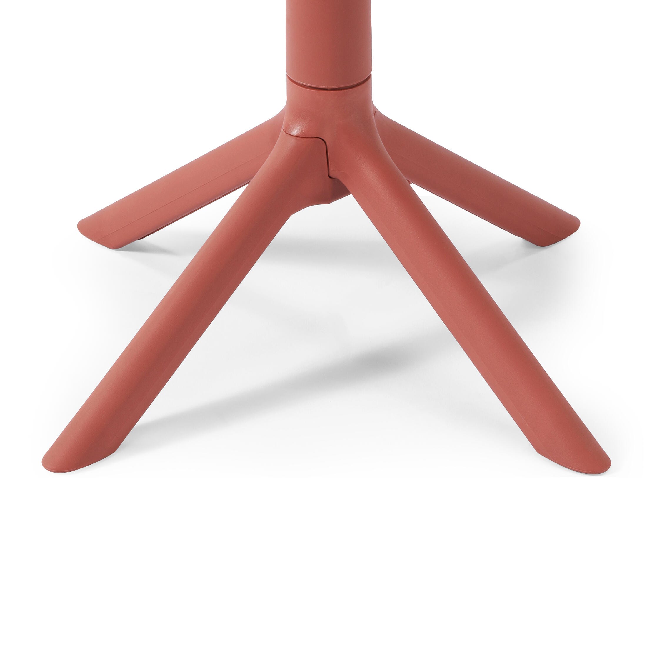 Westin Furniture Isla Round Outdoor Dining Table, Red, large