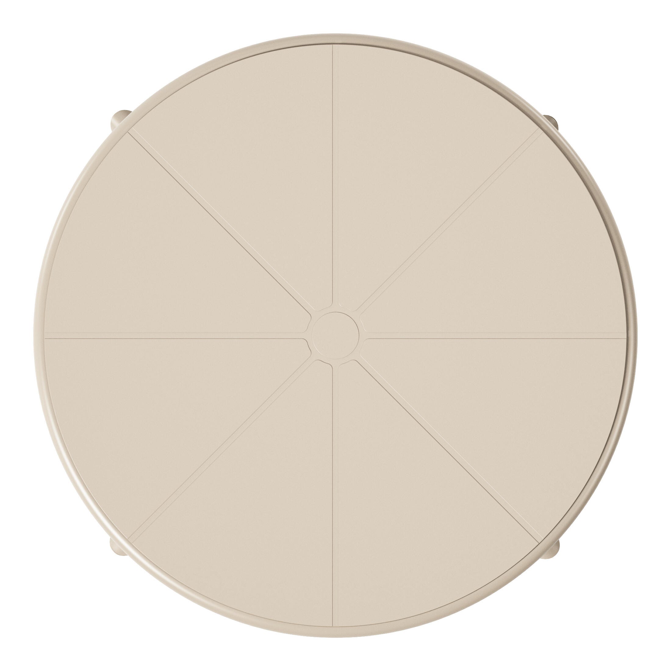 Westin Furniture Isla Round Outdoor Dining Table, Sand, large