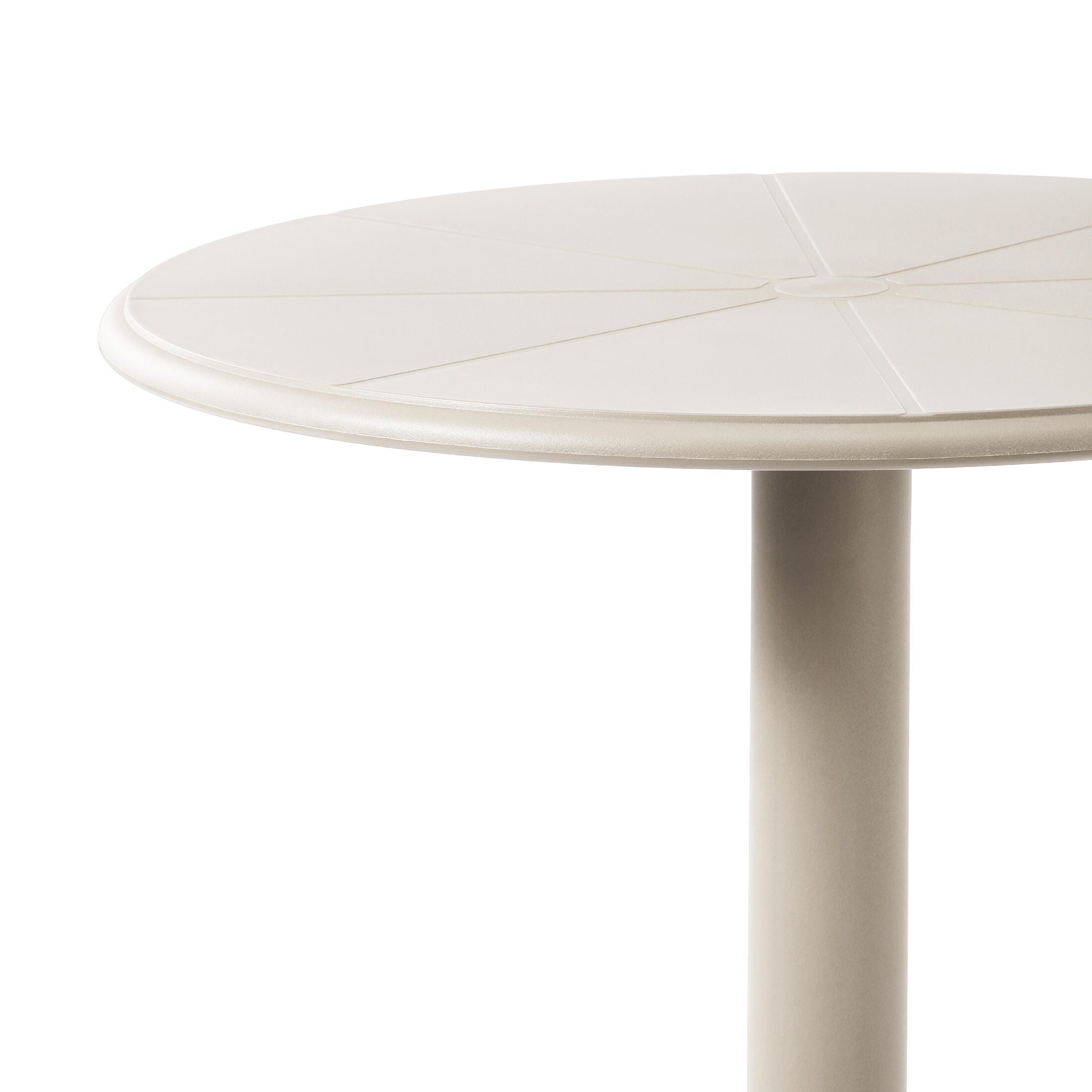 Westin Furniture Isla Round Outdoor Dining Table, Sand, large