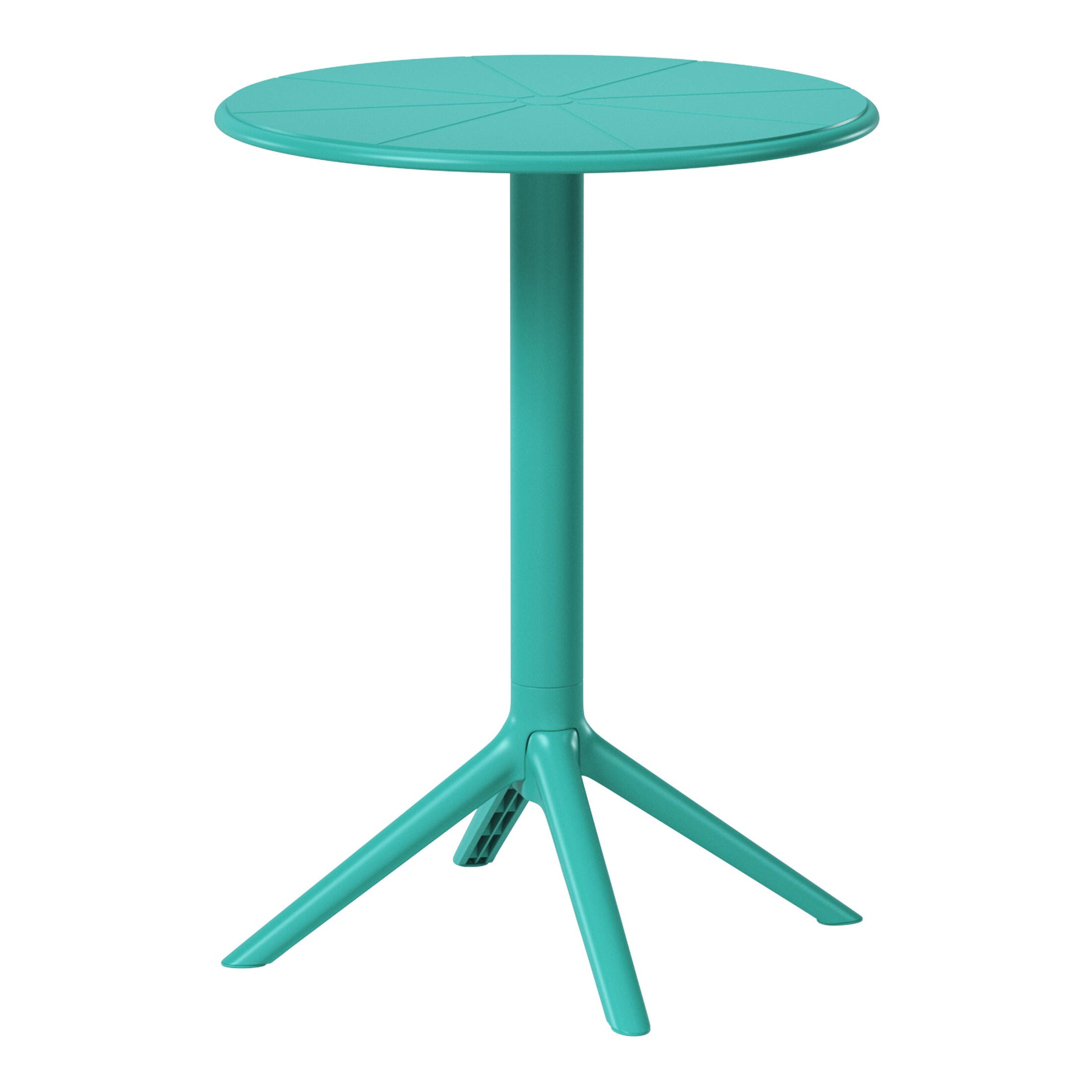 Westin Furniture Isla Round Outdoor Dining Table, Turquoise, large