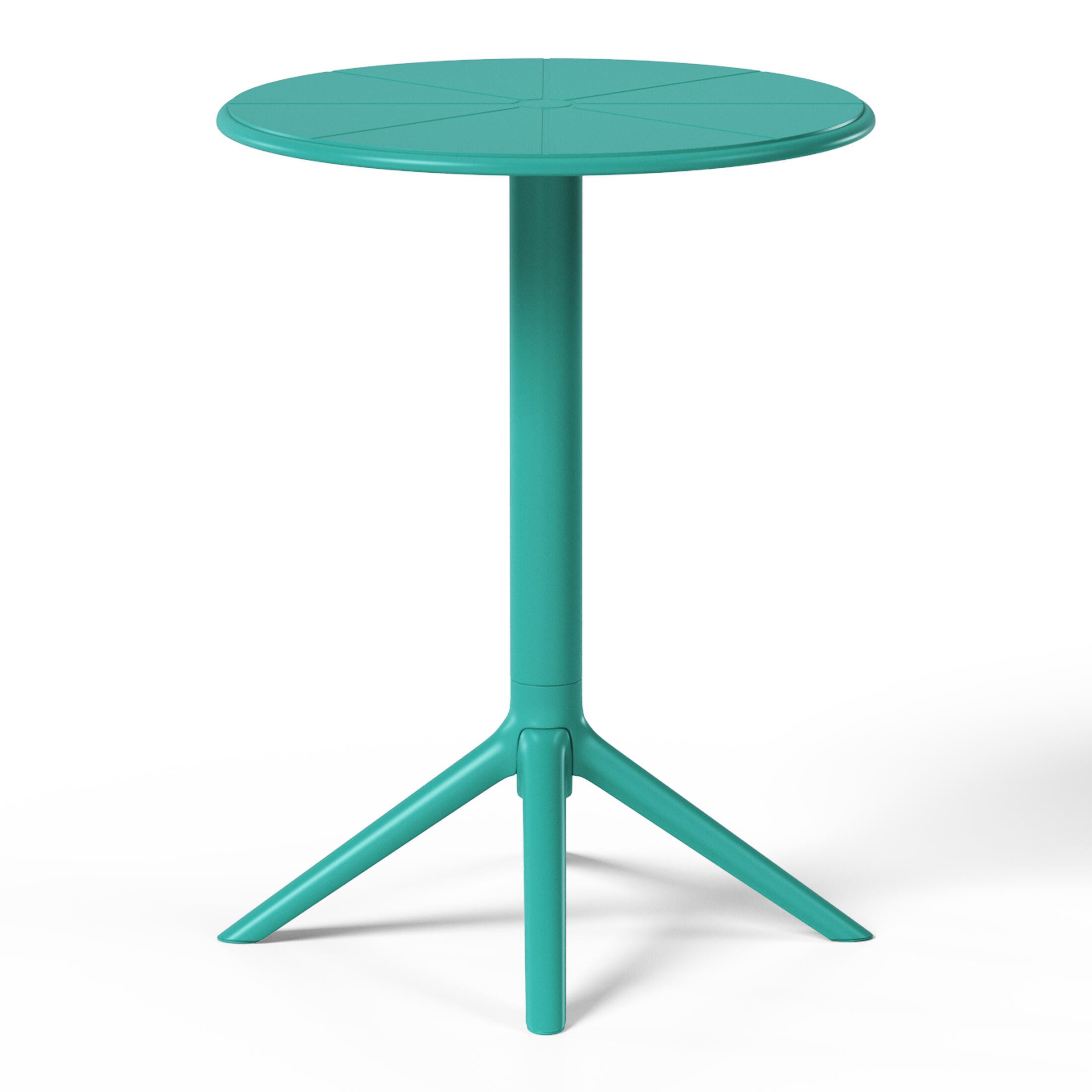 Westin Furniture Isla Round Outdoor Dining Table, Turquoise, large