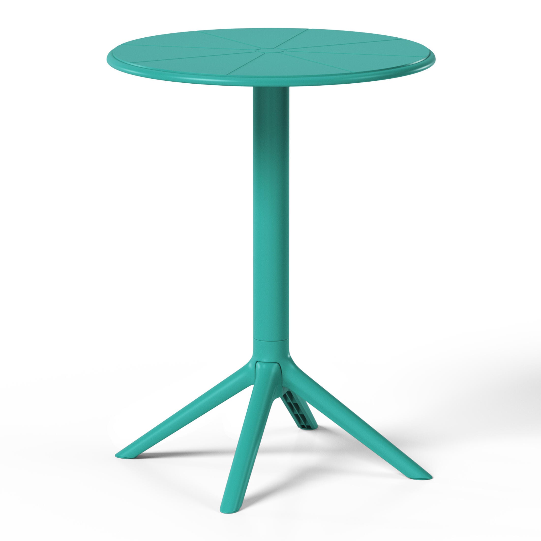 Westin Furniture Isla Round Outdoor Dining Table, Turquoise, large