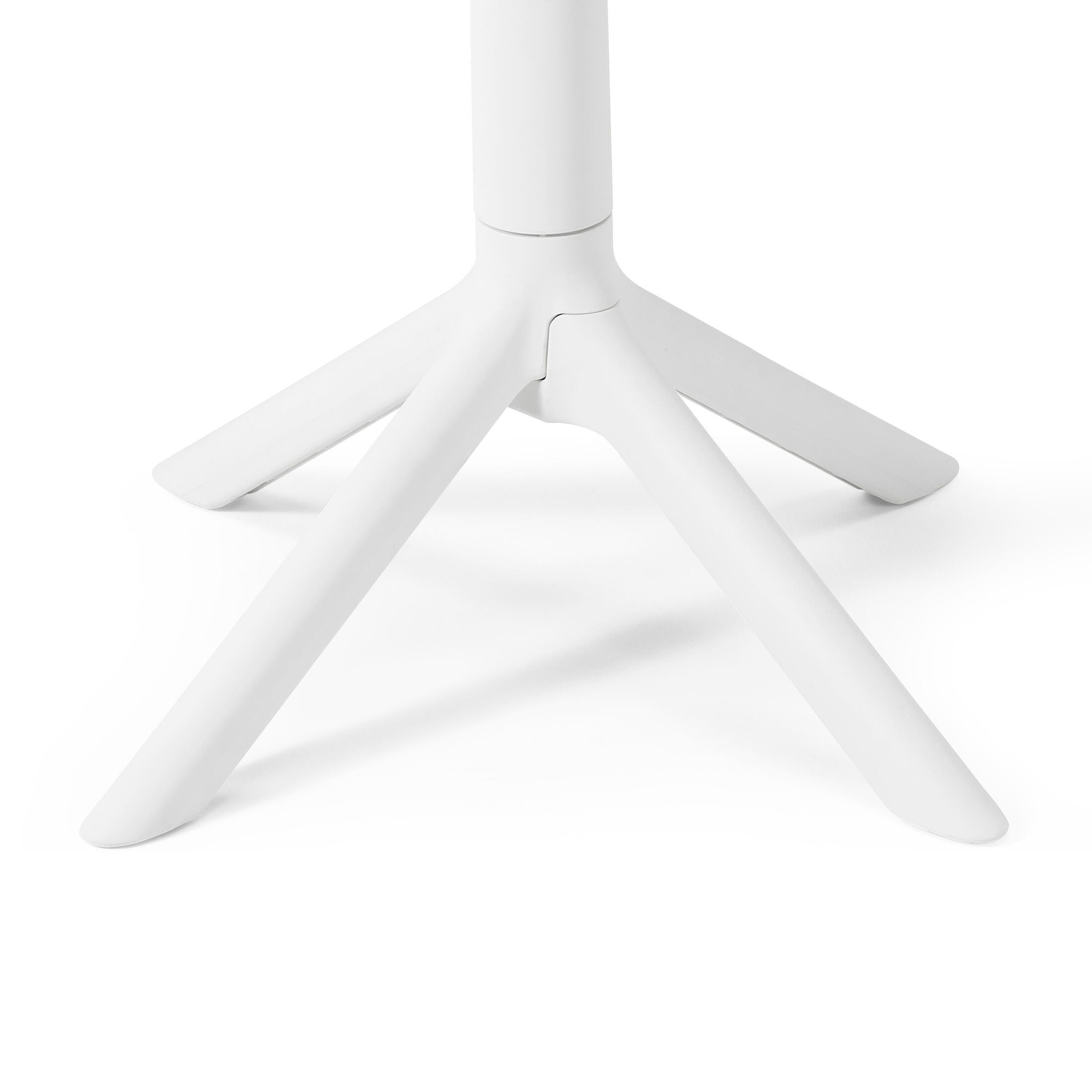 Westin Furniture Isla Round Outdoor Dining Table, White, large
