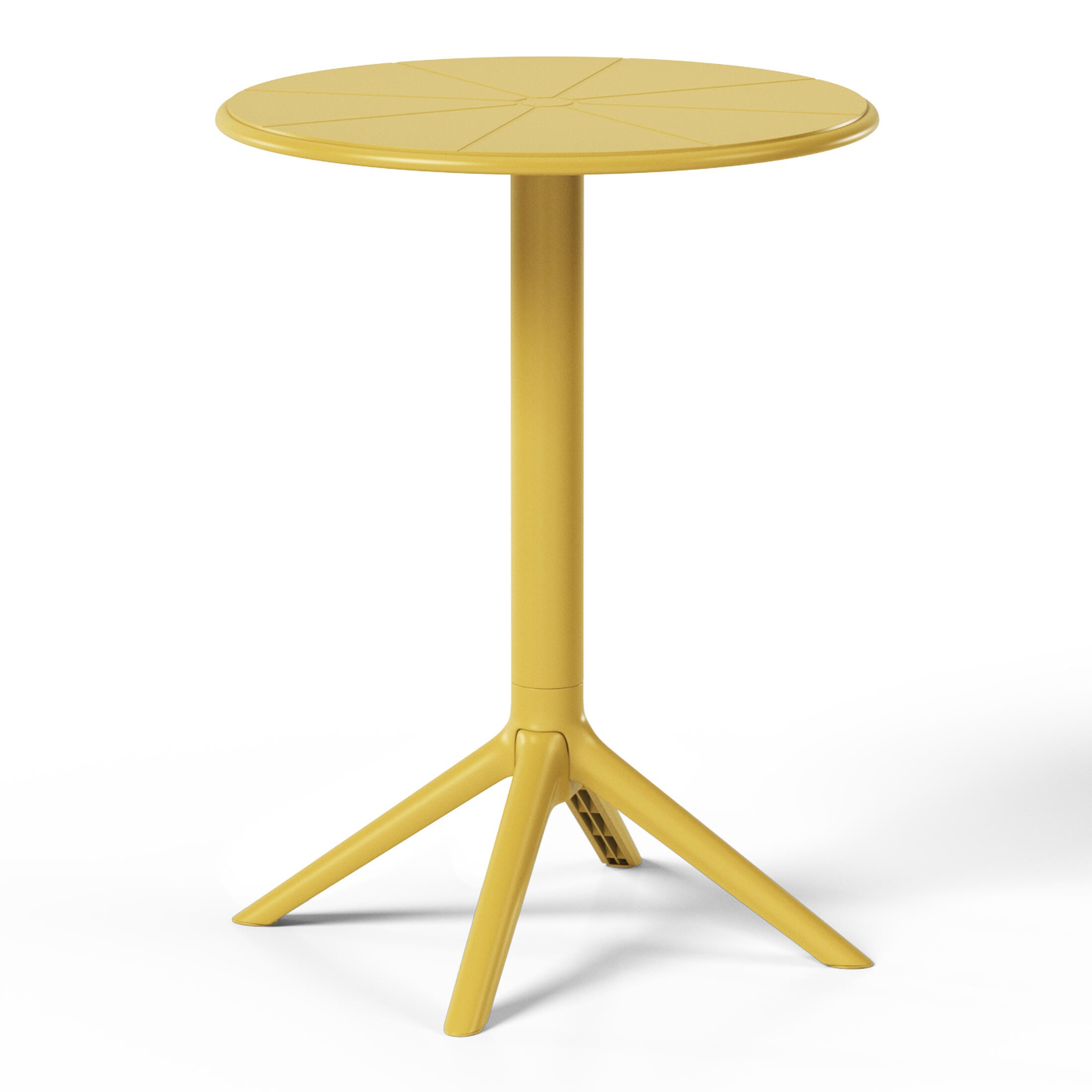 Westin Furniture Isla Round Outdoor Dining Table, Yellow, large