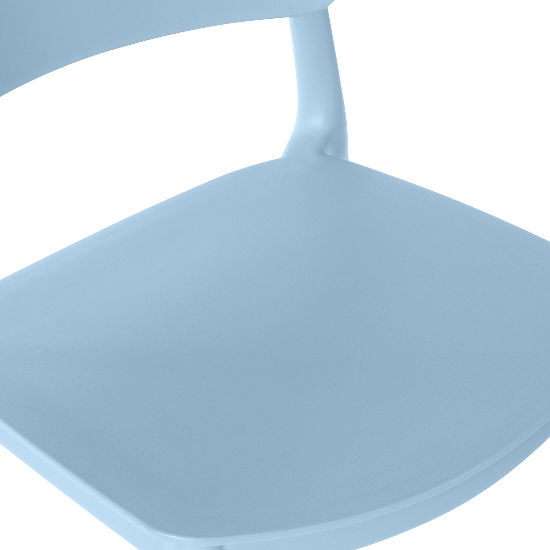 Westin Furniture Seraphine Outdoor Bar Stool (Set of 2), French Blue, large