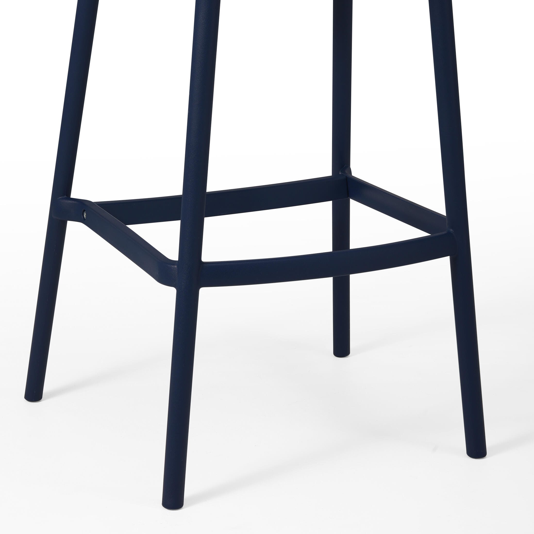 Westin Furniture Seraphine Outdoor Bar Stool (Set of 2), Navy Blue, large