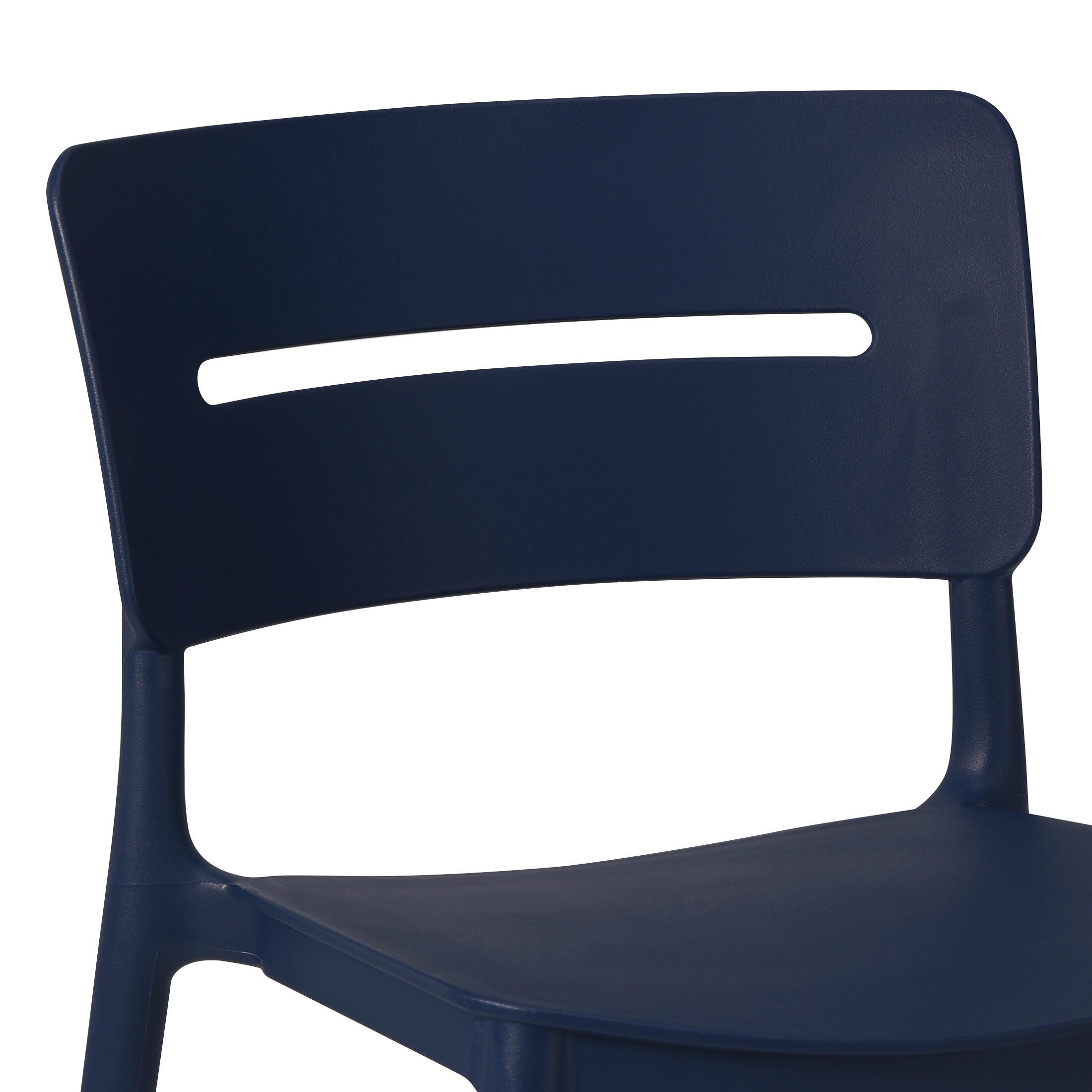 Westin Furniture Seraphine Outdoor Bar Stool (Set of 2), Navy Blue, large