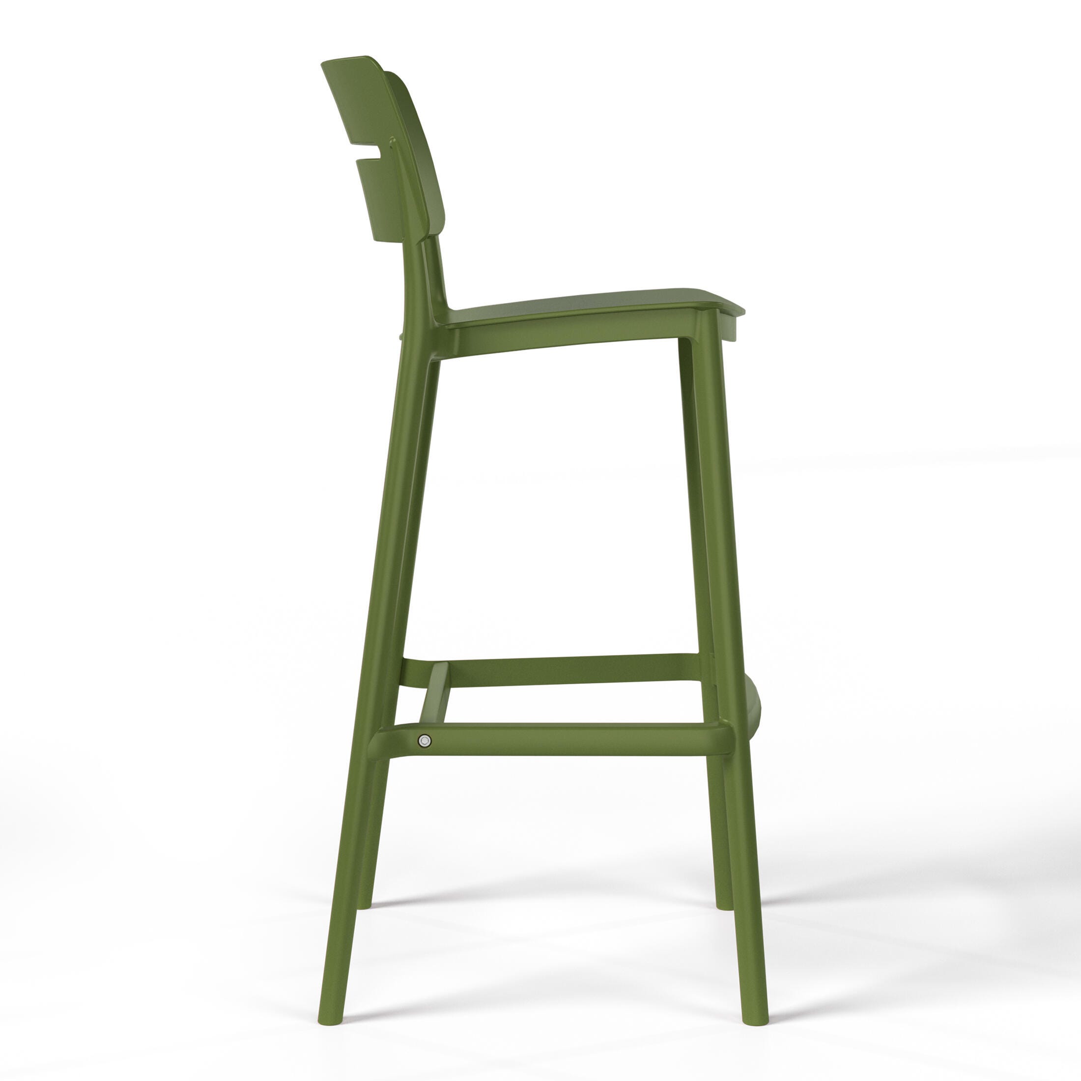 Westin Furniture Seraphine Outdoor Bar Stool (Set of 2), Olive Green, large