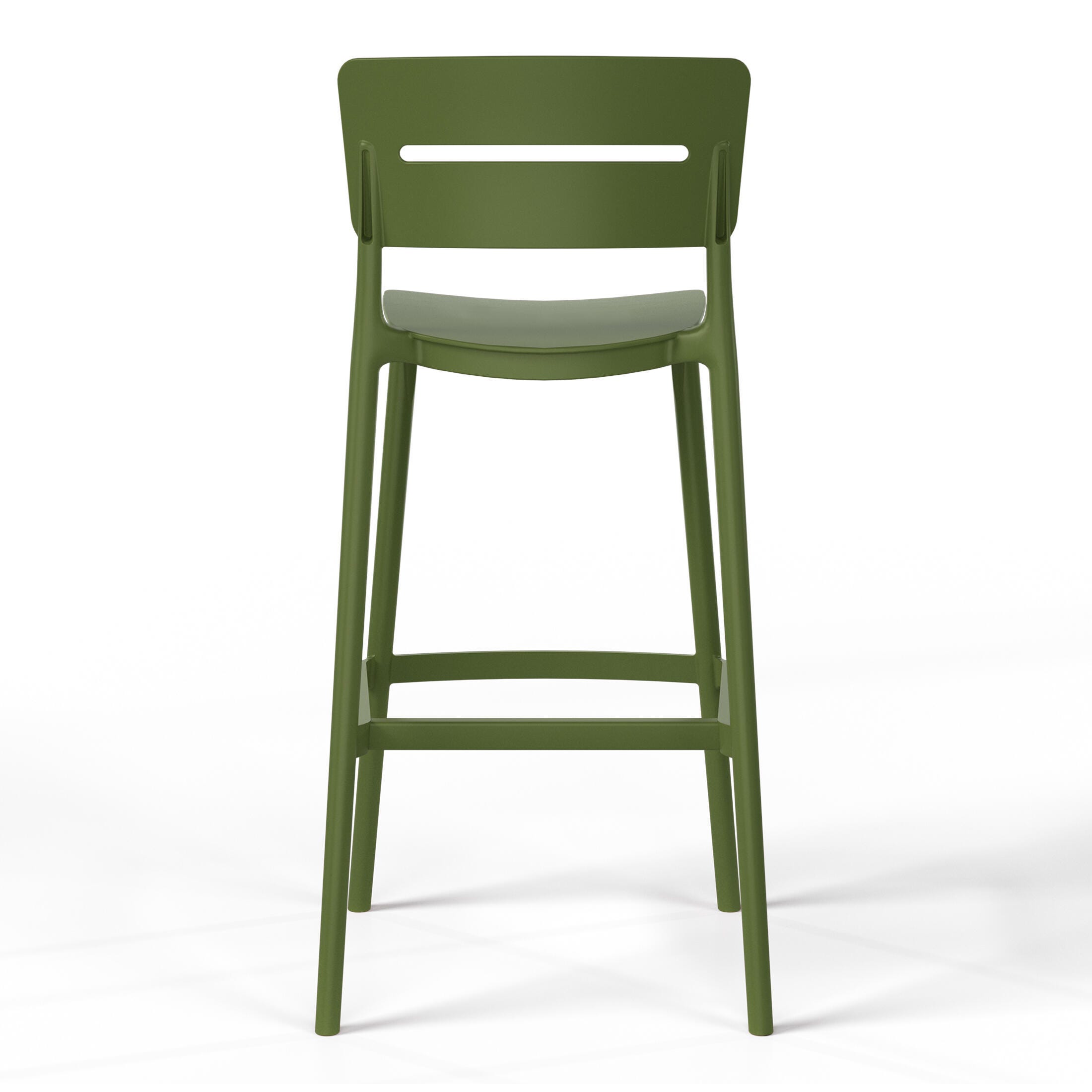 Westin Furniture Seraphine Outdoor Bar Stool (Set of 2), Olive Green, large