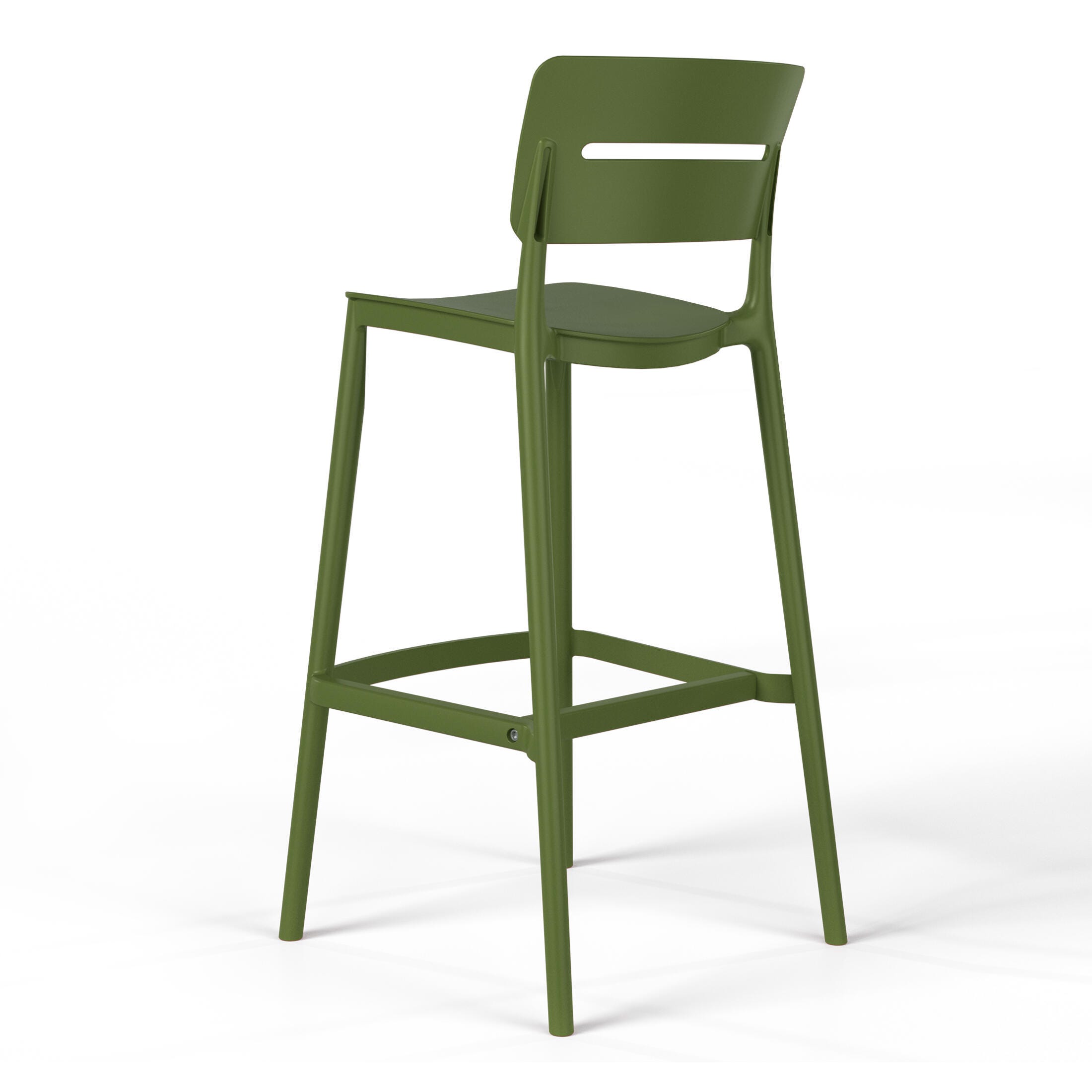 Westin Furniture Seraphine Outdoor Bar Stool (Set of 2), Olive Green, large