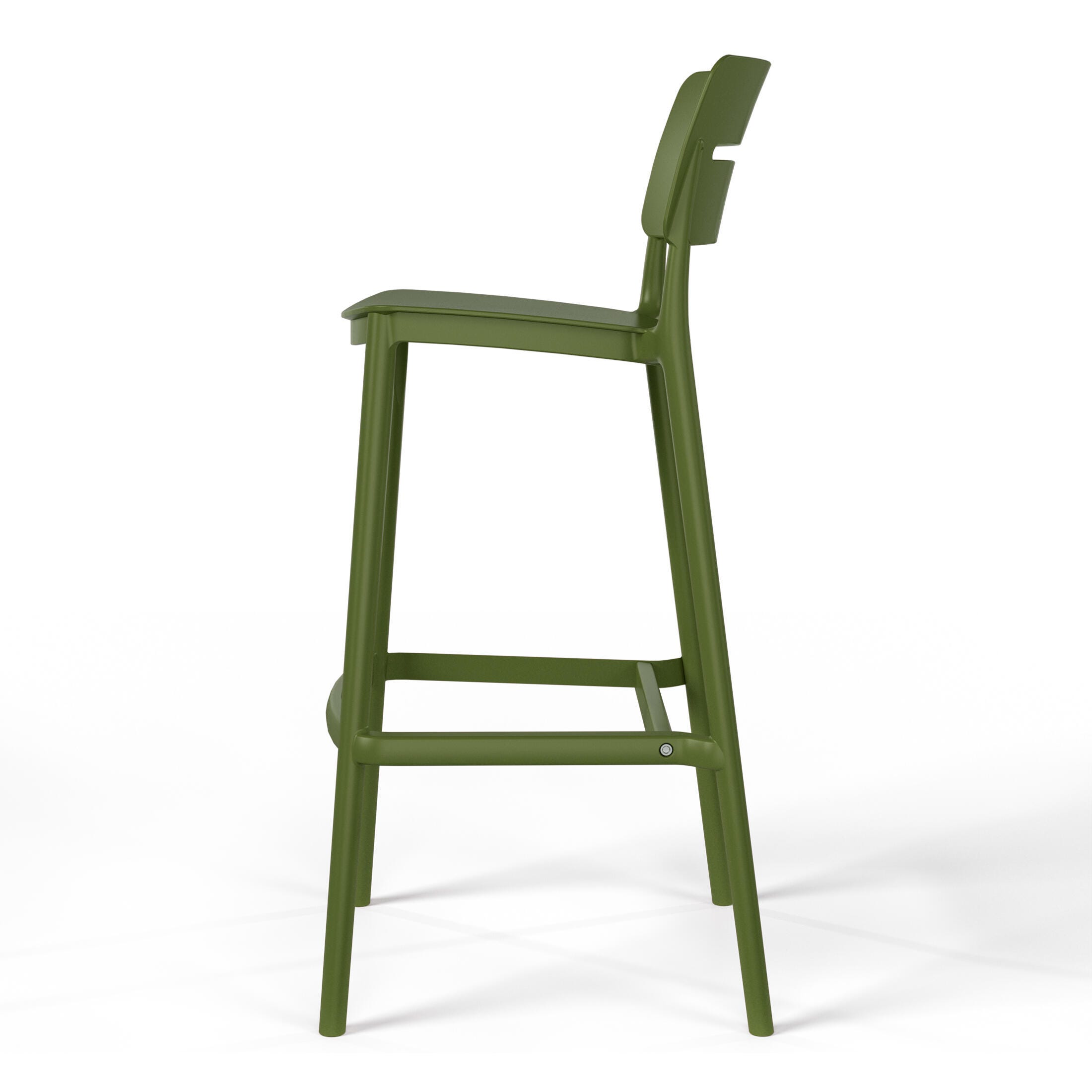 Westin Furniture Seraphine Outdoor Bar Stool (Set of 2), Olive Green, large