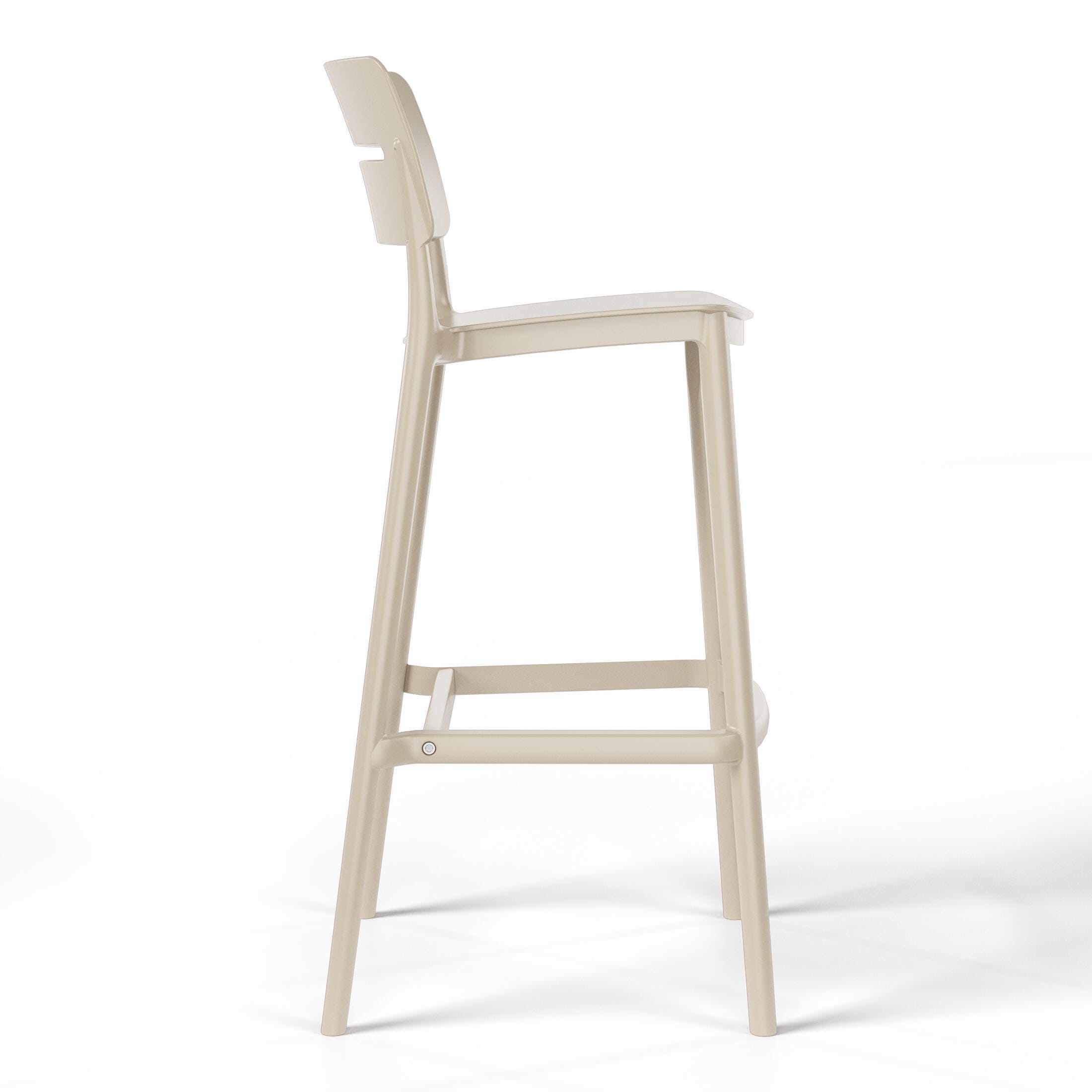 Westin Furniture Seraphine Outdoor Bar Stool (Set of 2), Sand, large